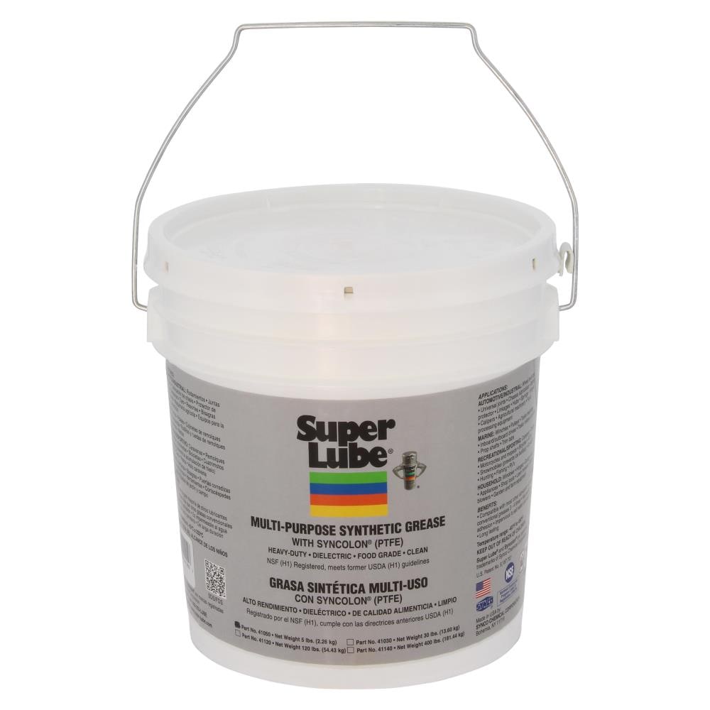 Super Lube Multi-purpose Synthetic Grease with Syncolon (PTFE) - NLGI 0,  5-lb Pound(s) - Dielectric, Food Grade, Water Resistant in the Hardware  Lubricants department at