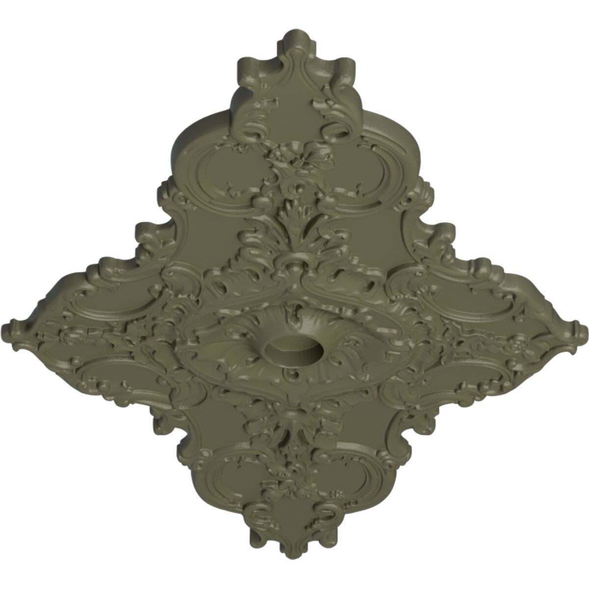 Ekena Millwork CM70X43MLSSF Ceiling-Medallions - View #2