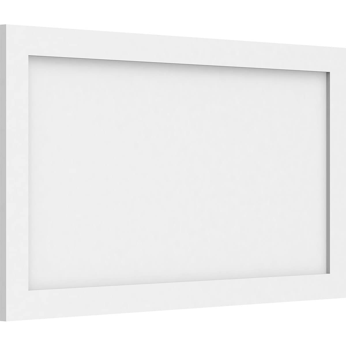 Ekena Millwork WALP36X20X062CNL 36-in x 20-in Smooth Paintable/Stainable White PVC Fretwork Wall Panel (