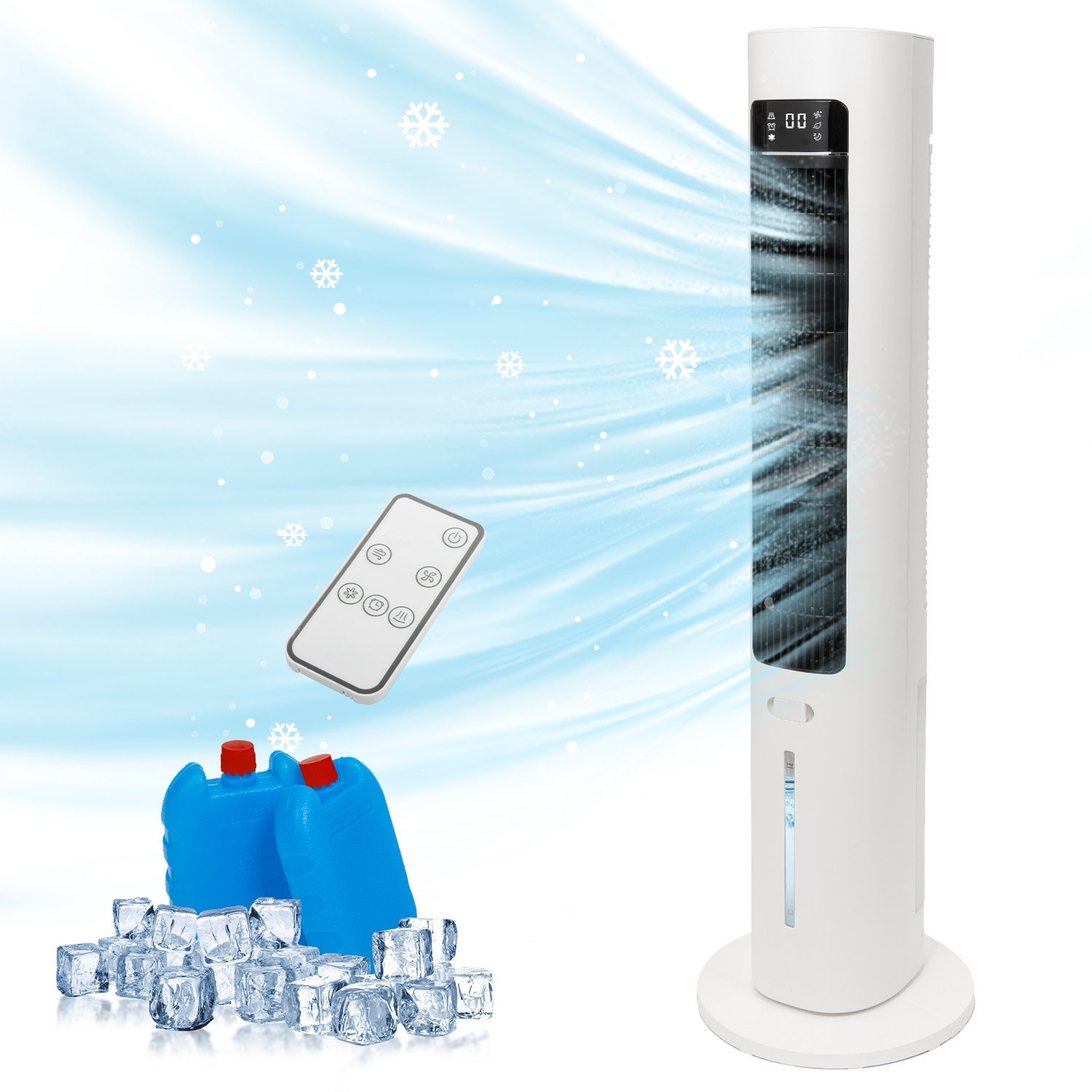 TMWINGS 42inch-3 Modes Evaporative Air Cooler Quiet Oscillating Fan  with Remote
