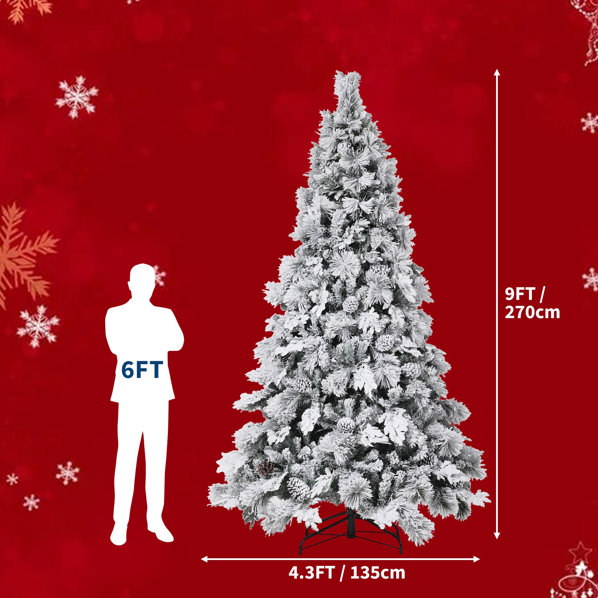 DEXSO CHU-P-5SEDBKFRXK64F Artificial-Christmas-Trees - View #7