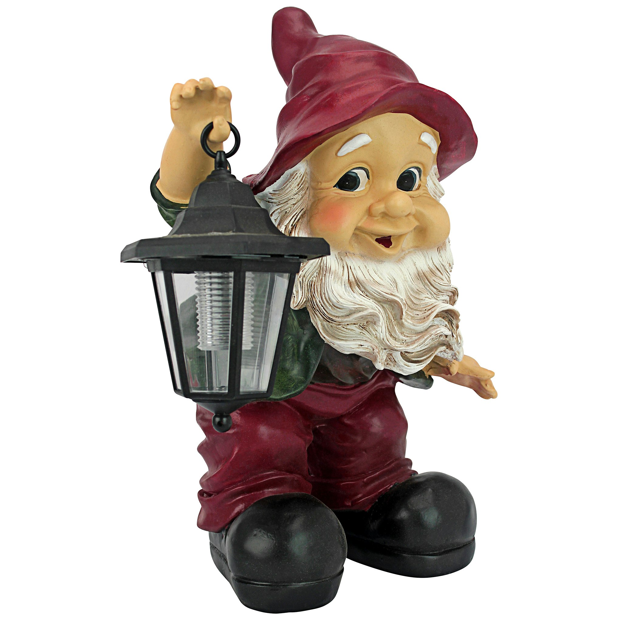 Design Toscano 16-in H x 11-in W Multiple Colors/Finishes Gnome Garden ...