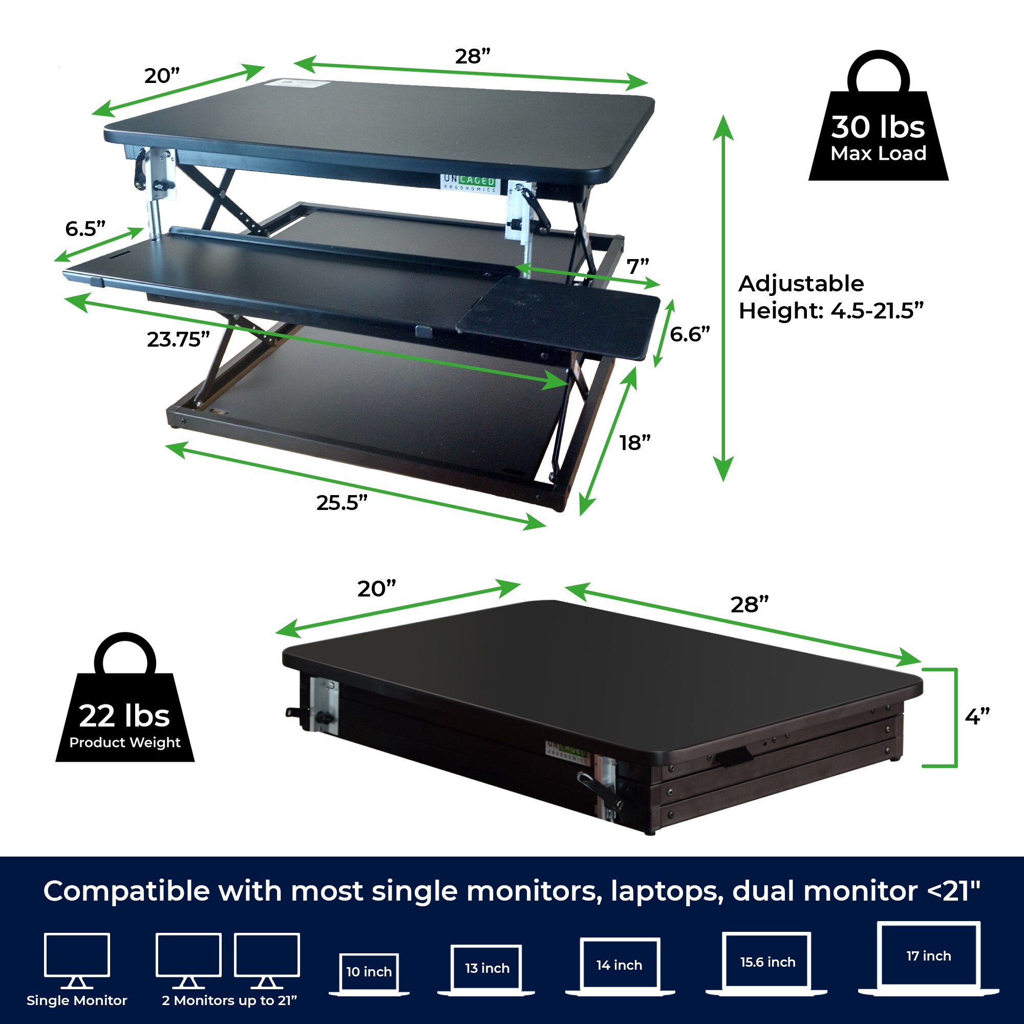 Uncaged Ergonomics CDM-B Office-Accessories - View #3