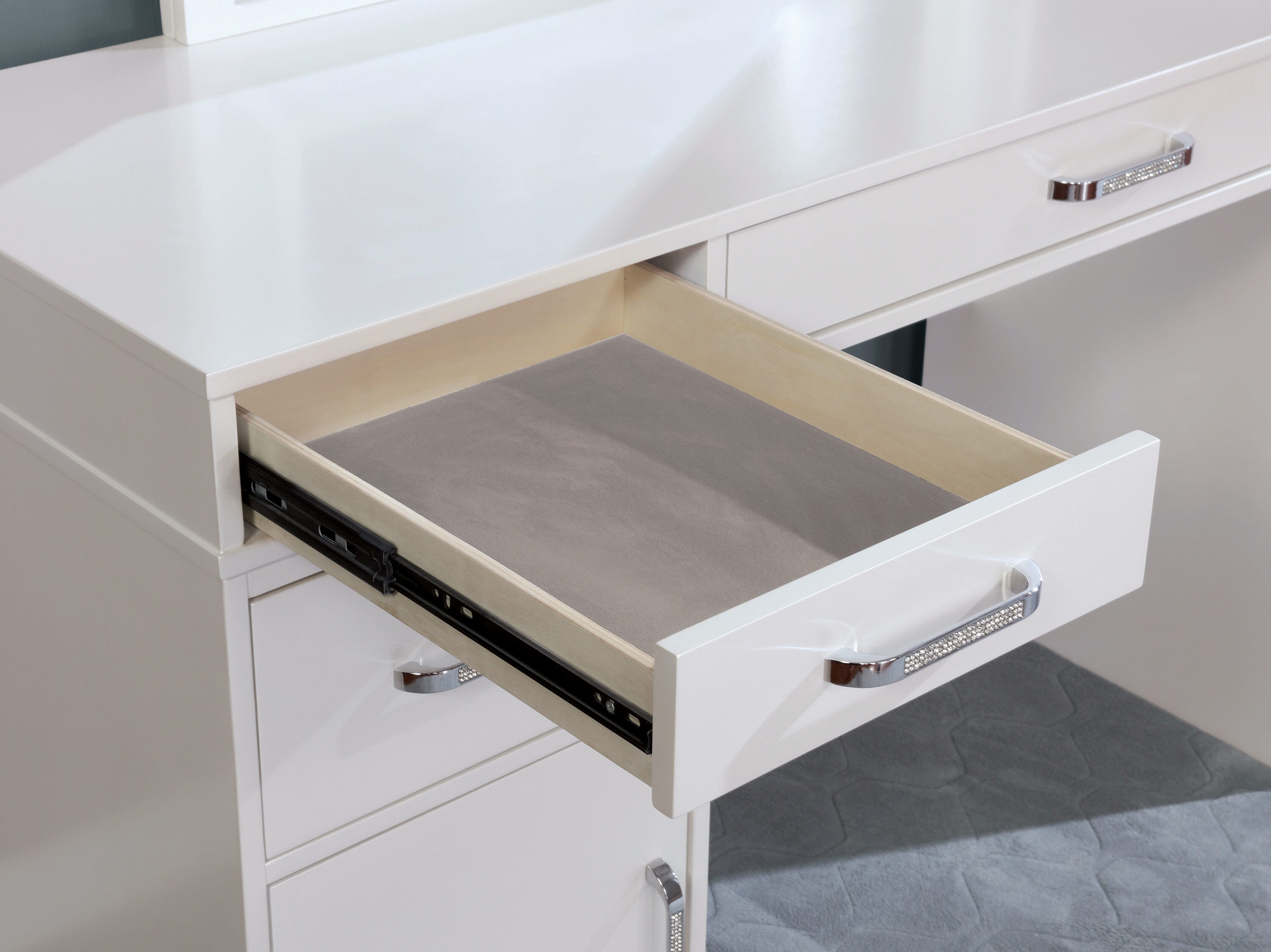 Furniture of America IDF-DK5683WH Bedroom-Vanities - View #5