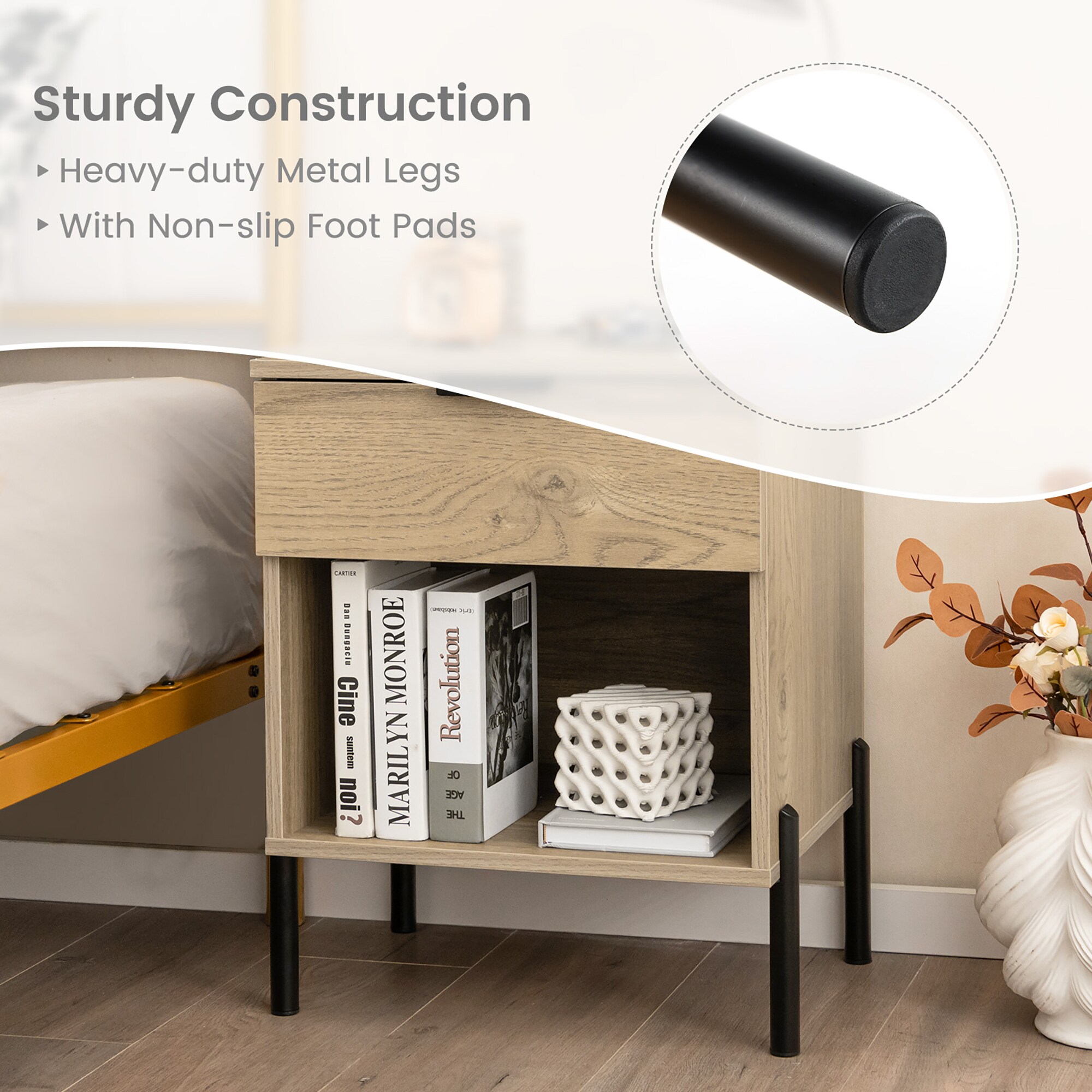 Costway SXL00056 nightstands - View #3