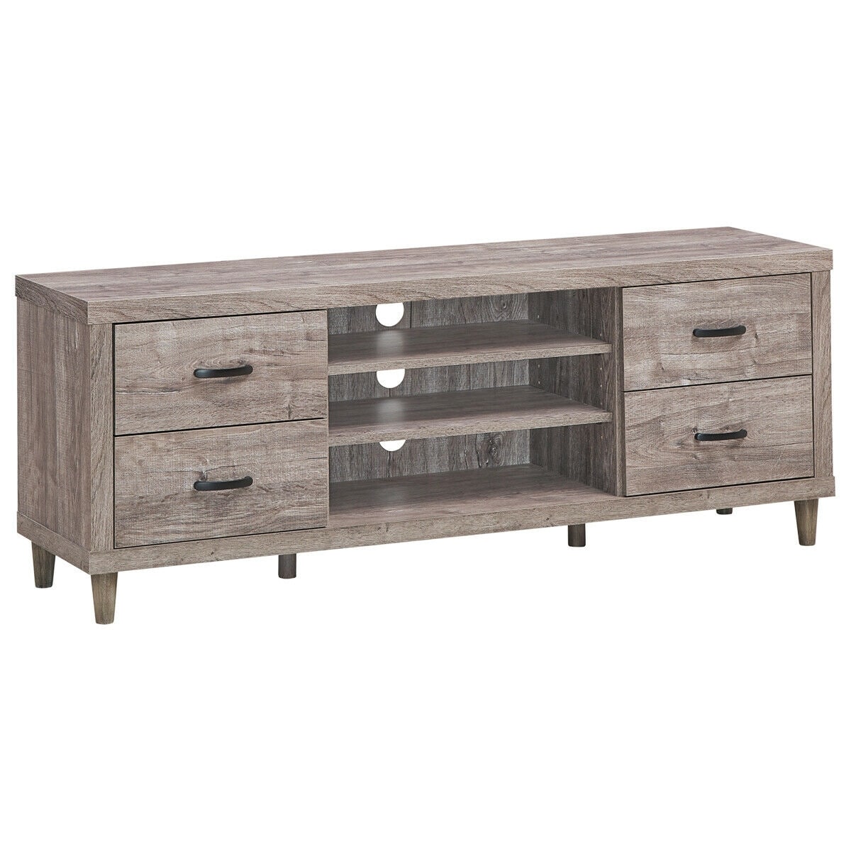 CASAINC WF-HW65209-LA TV stands Modern/Contemporary Walnut TV Stand (Accommodates)