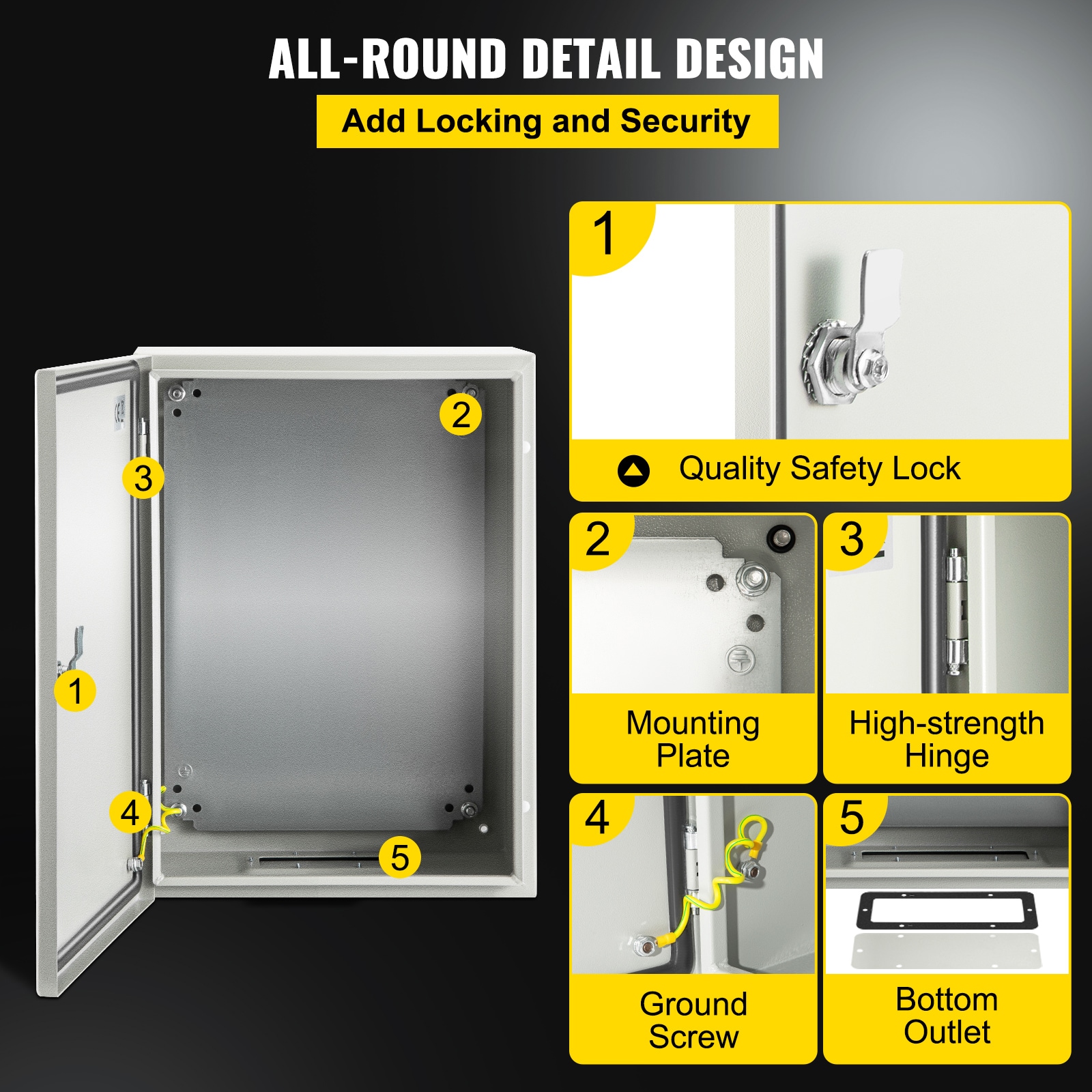 VEVOR SCDQXJSTCFS400096V0 Electrical-Box - View #5