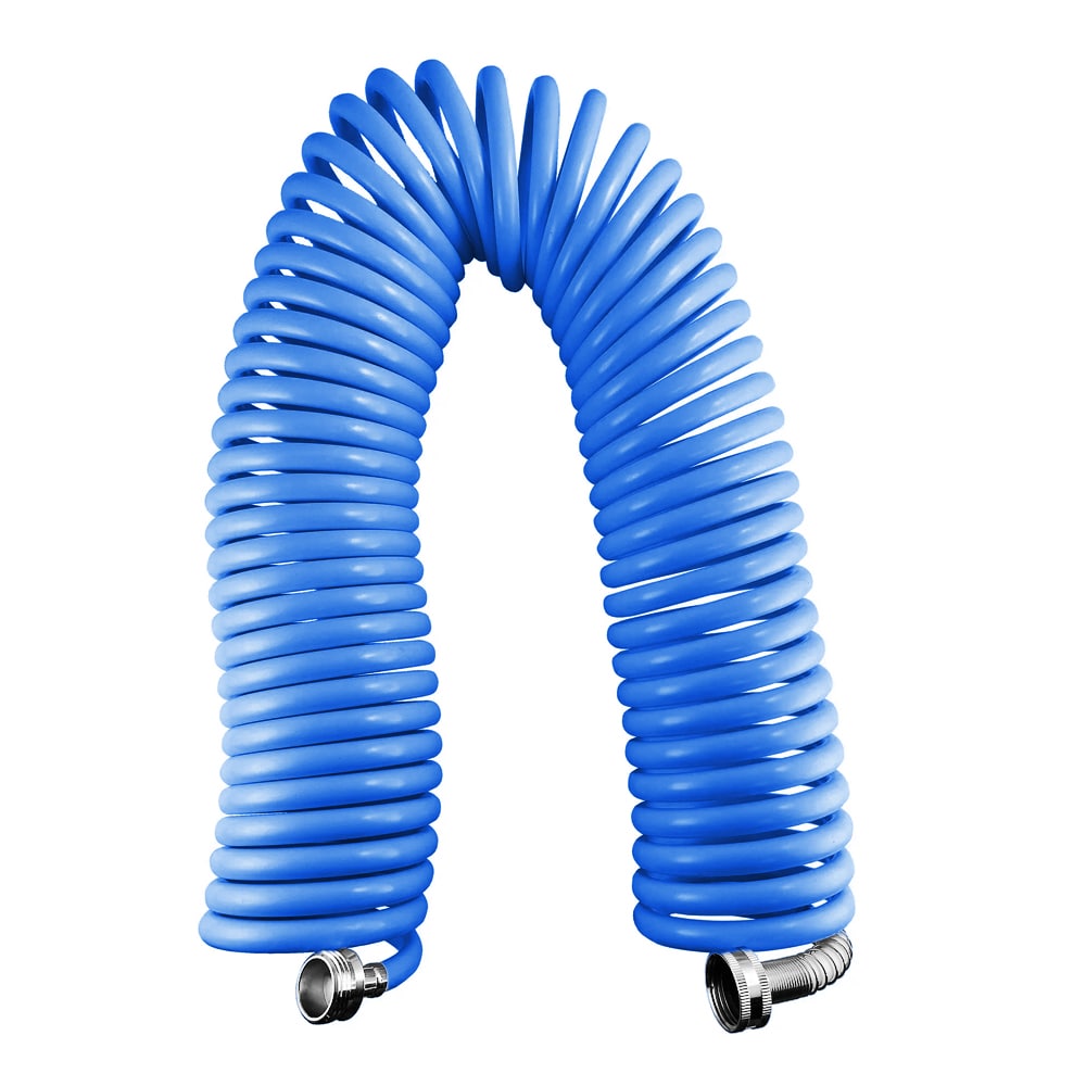 AVAGARD AVGRWH75FT-BL 3/8-in x 75-ft Heavy -Duty Kink Free Vinyl Blue Coiled Hose