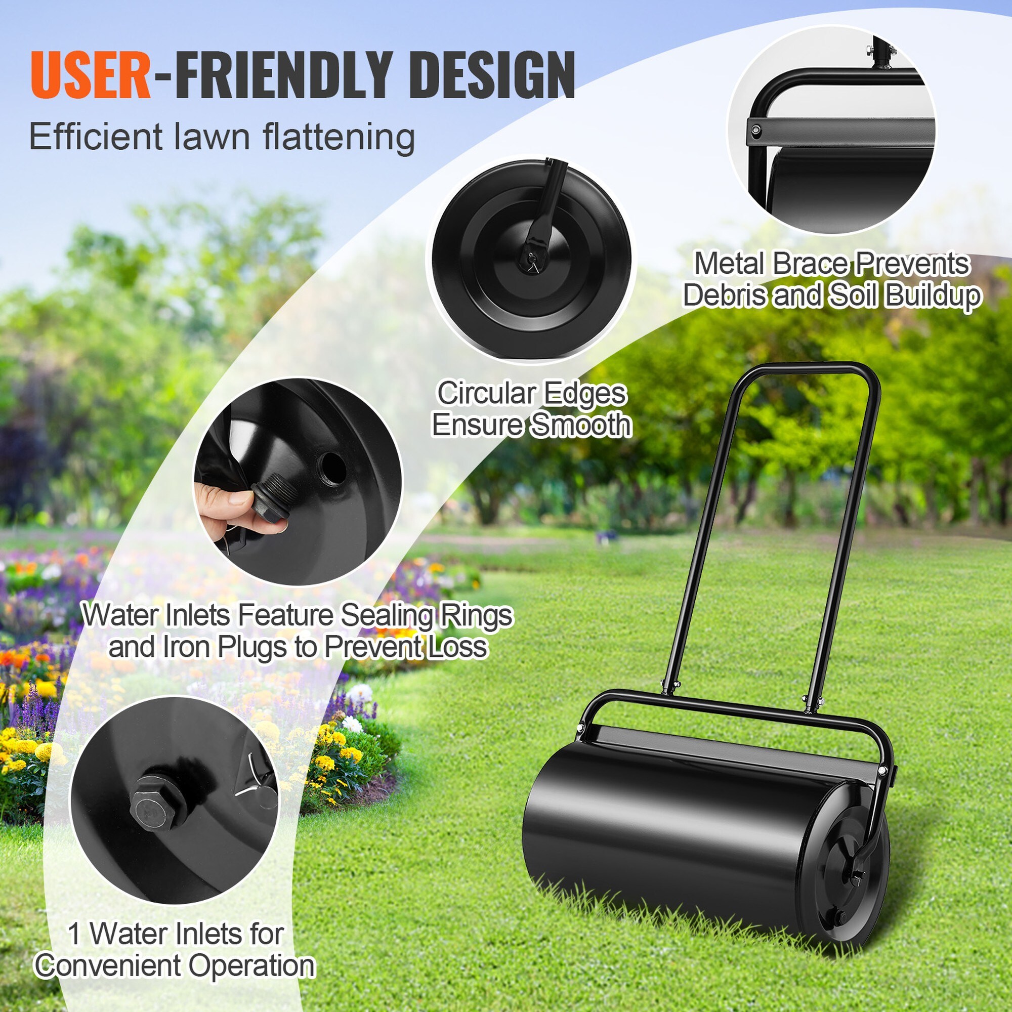 Angel Sar L2MJA402LR01 Tow-Behind-Lawn-Rollers - View #5