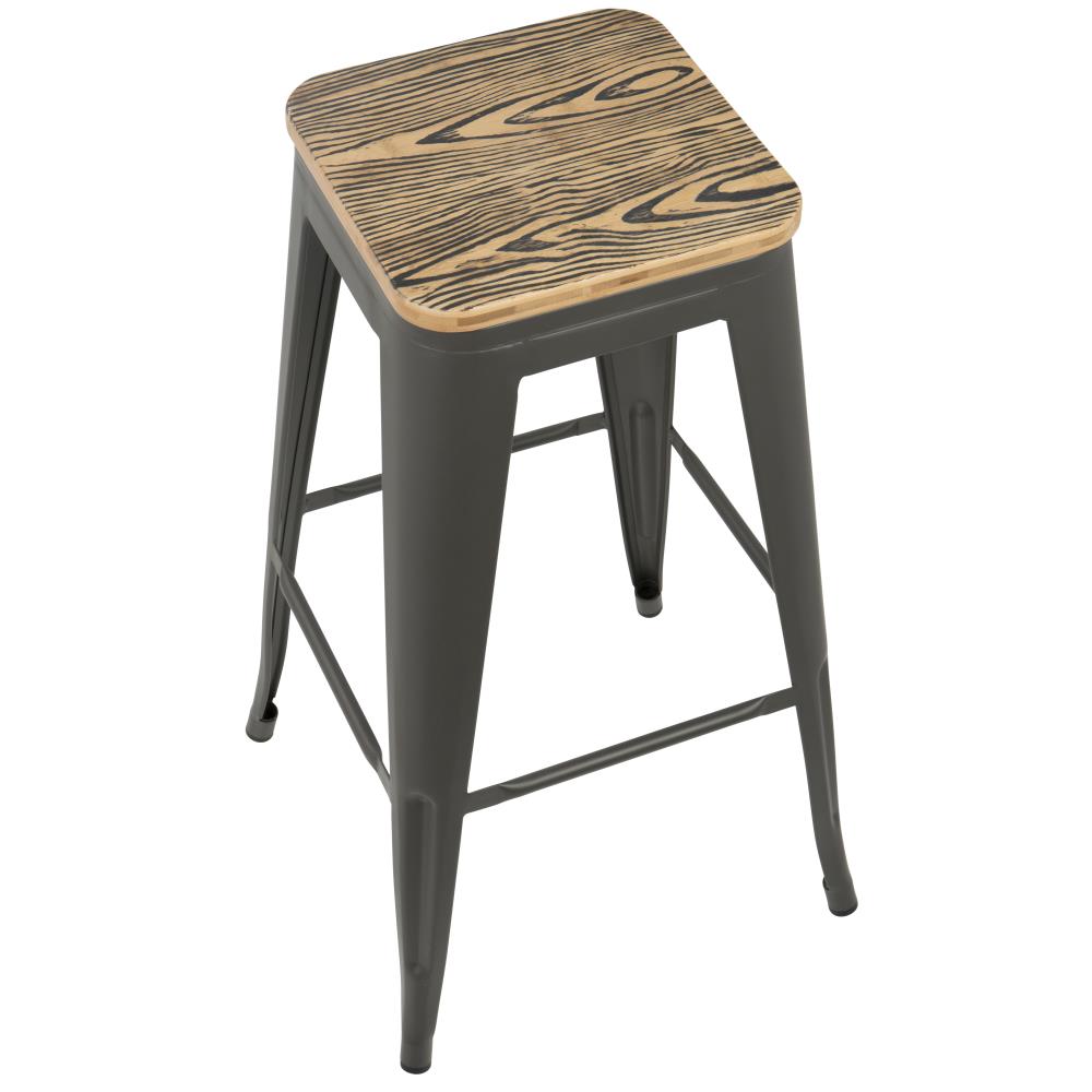 LumiSource BS-TW-OR BN+GY2 stools - View #6