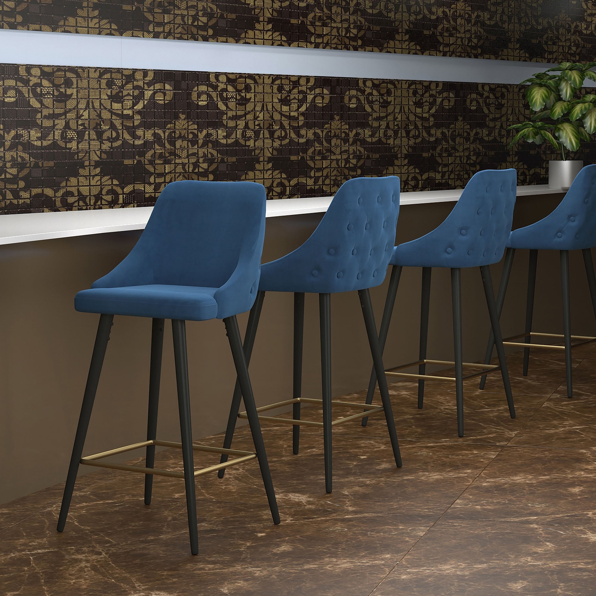 Worldwide Homefurnishings 203-531BL stools - View #3