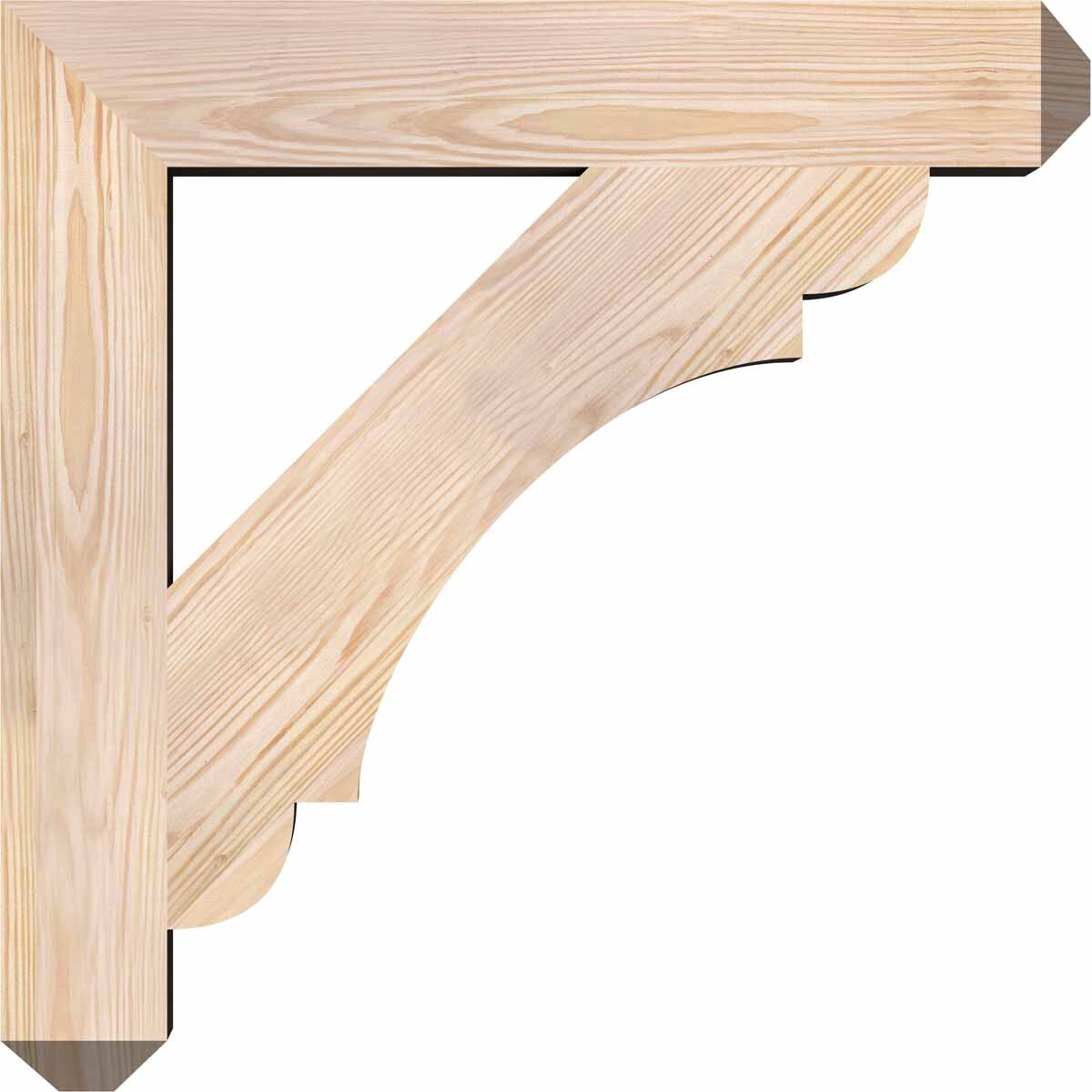 Ekena Millwork BKT04X24X24OLY04SDF Exterior-Brackets-Braces - View #3
