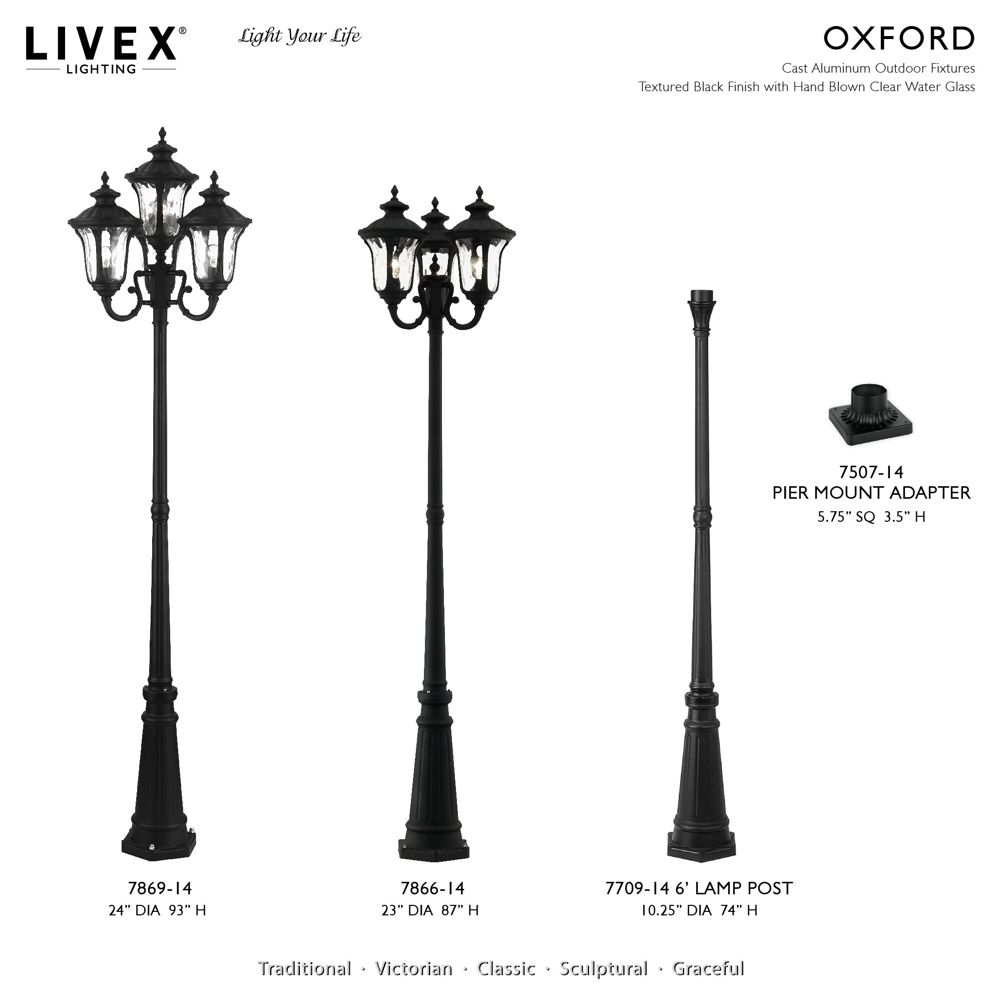 Livex Lighting 7852-14 Outdoor-Wall-Lighting - View #3