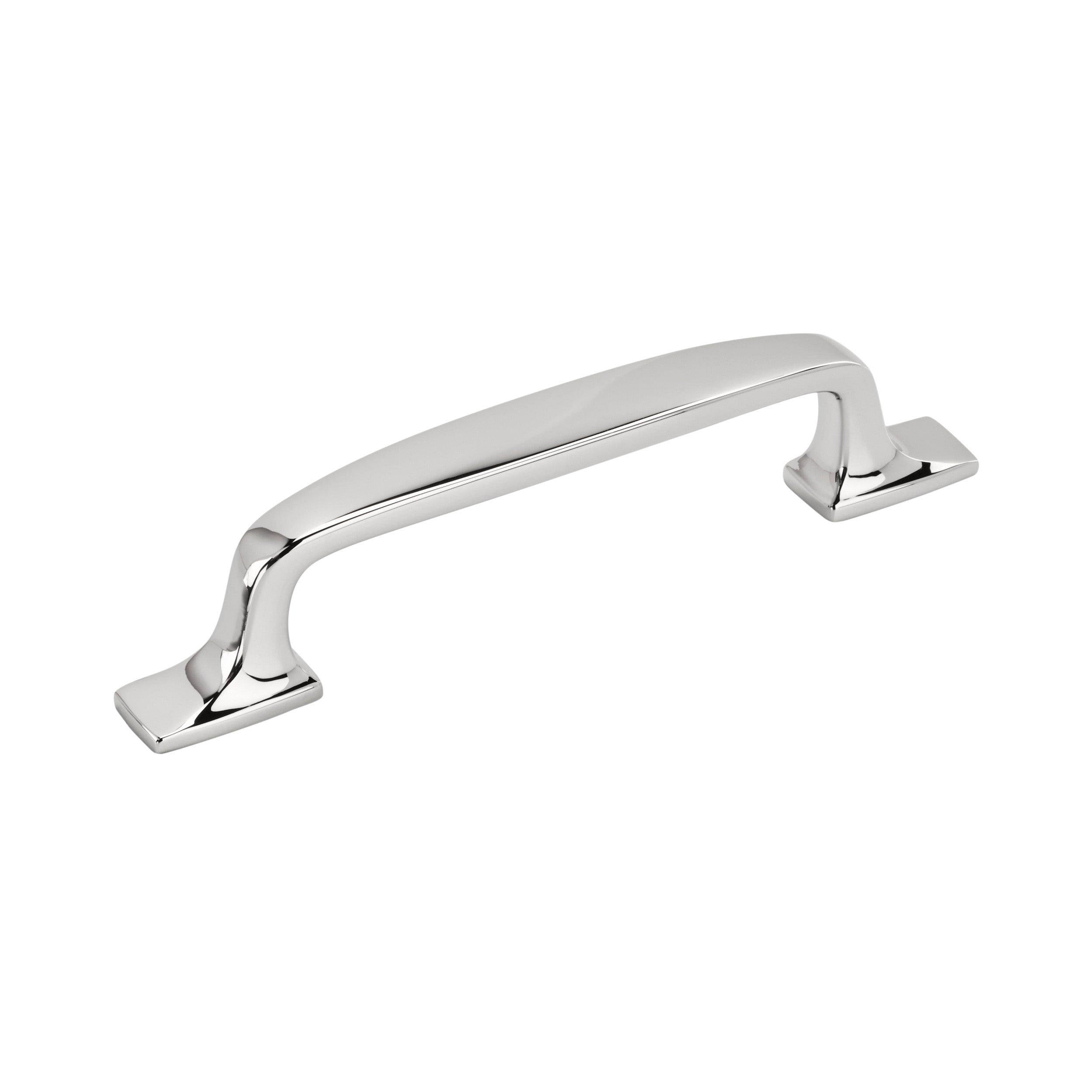 Highland Ridge Polished Chrome Cabinet Drawer Pull with Mounting Hardware