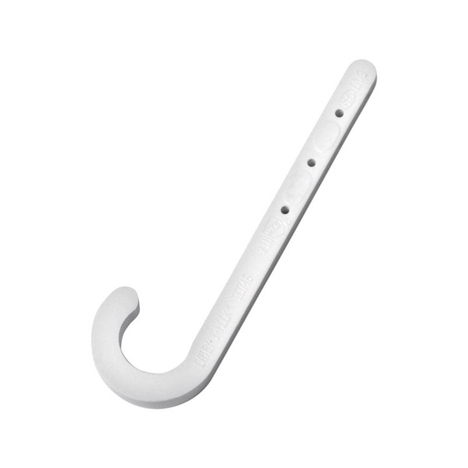 Oatey - 3/4 in. to 4 in. in. 4 ft. White ABS CTS J Hook