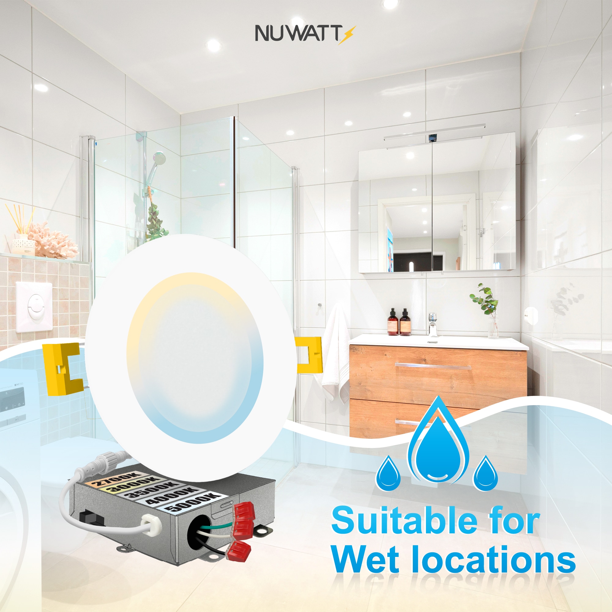 NUWATT NWP-DL-6-15W5CT-WH12 Led-Retrofit-Downlight - View #8