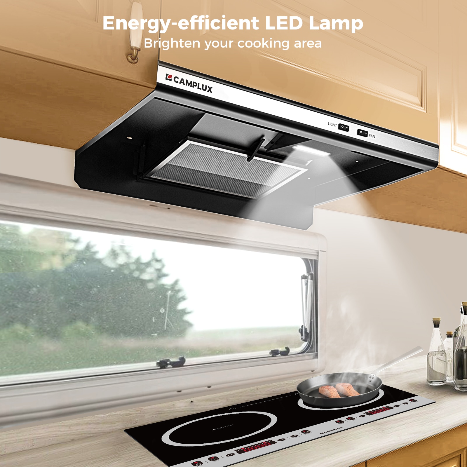 Camplux VRH22UWMS Undercabinet-Range-Hoods - View #5