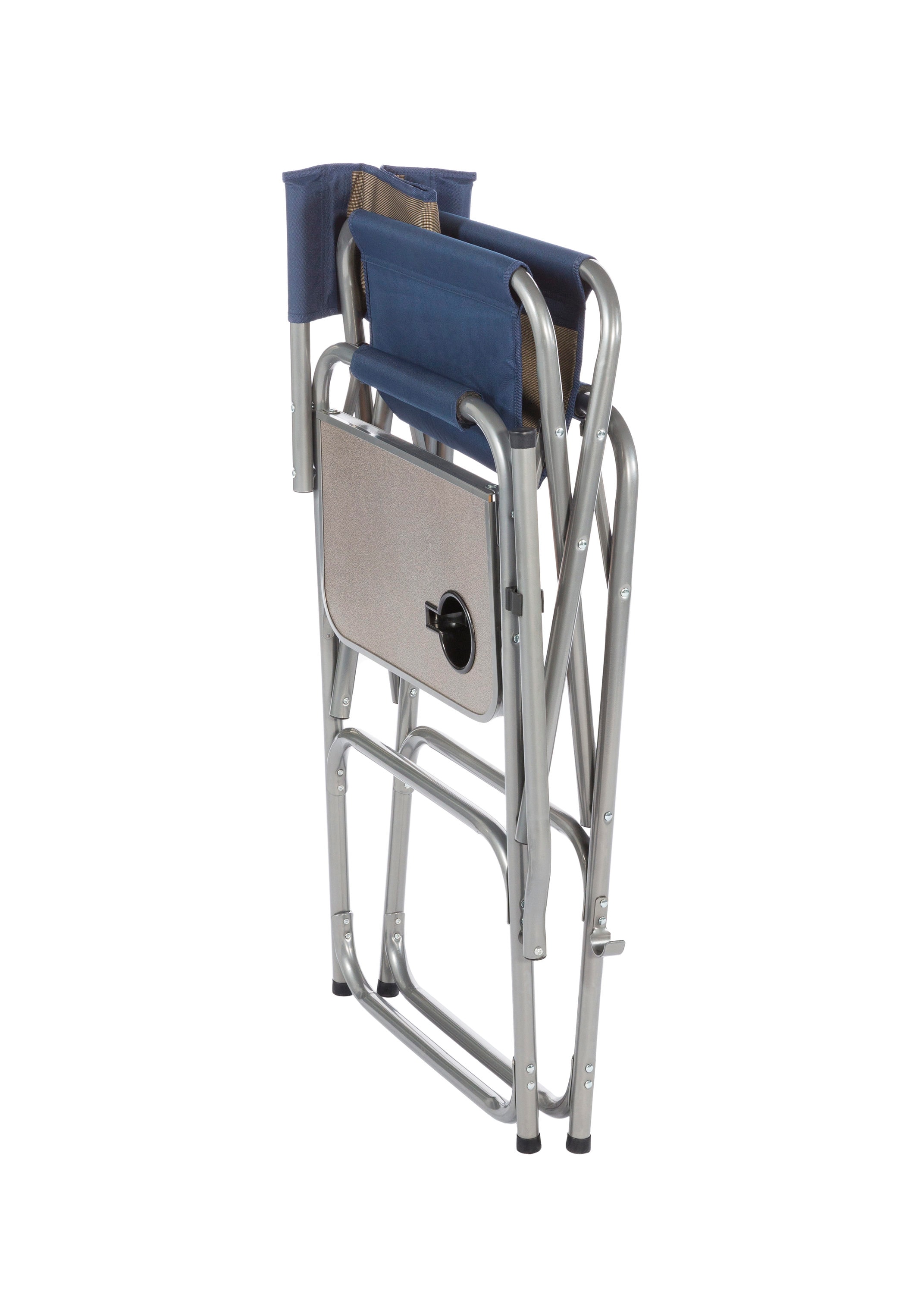 Kamp Rite Khaki Blue Folding Directors Chair at Lowes