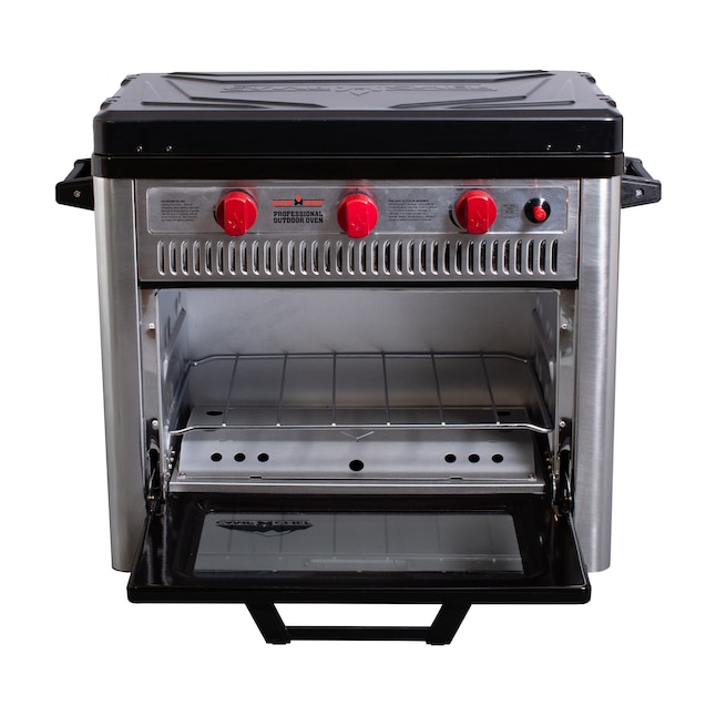 Camp Chef Professional 2-Burners Propane Push and Turn Stainless