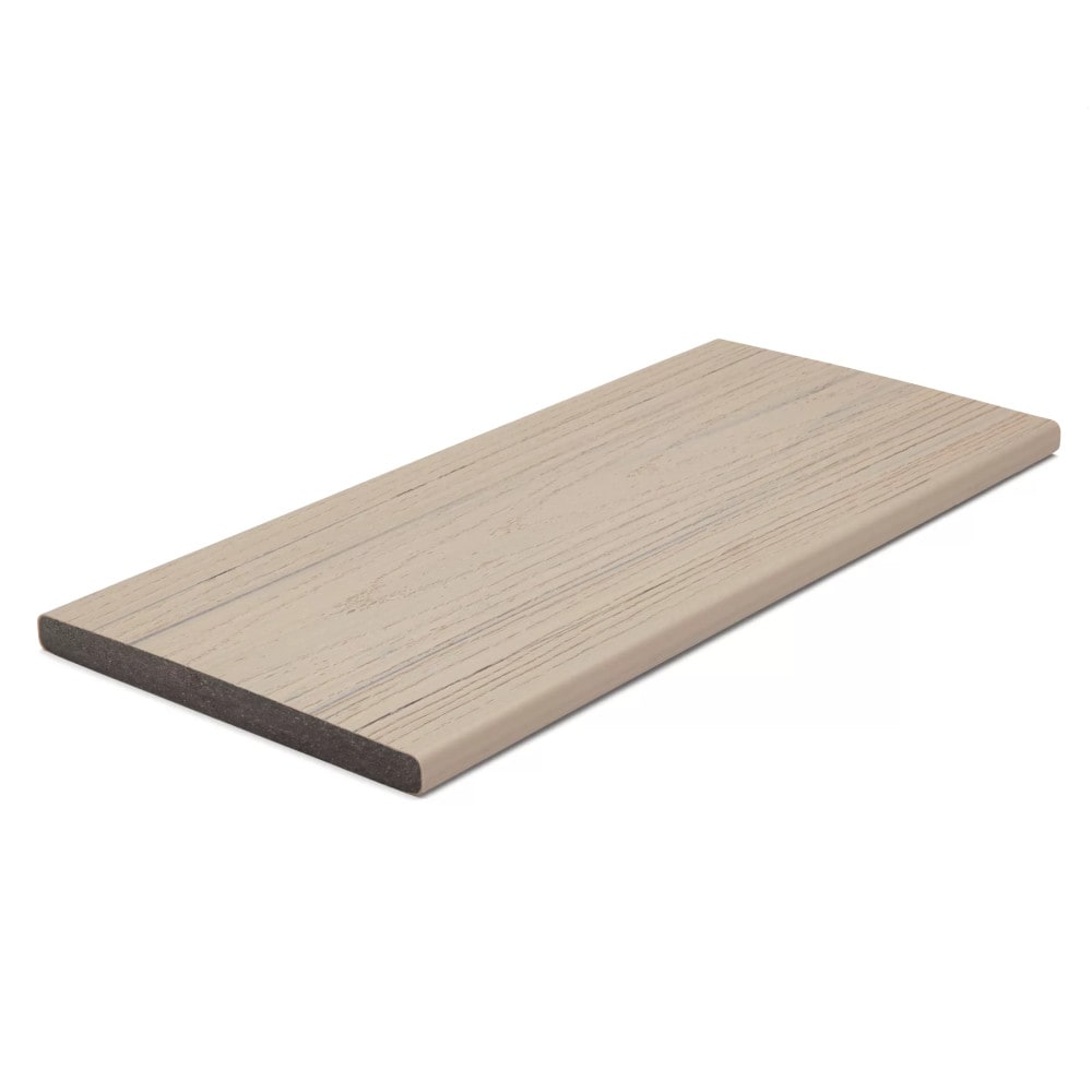 Trex SF010812TLS01 Transcend Lineage 1-in x 8-in x 12-ft Composite Salt Flat Fascia deck board
