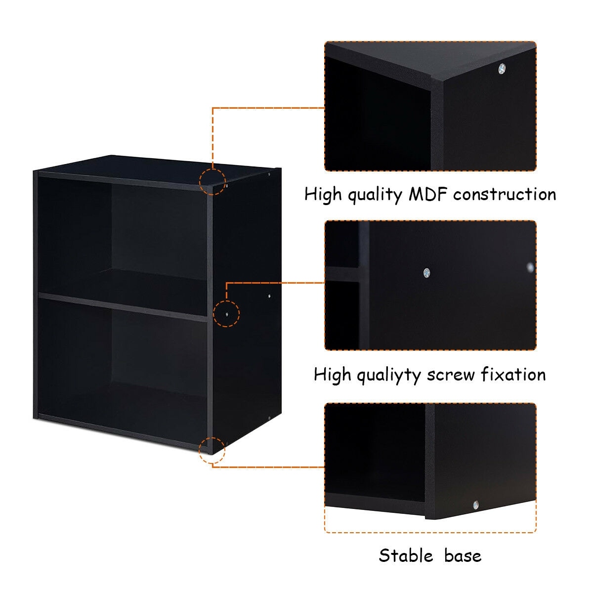 CASAINC WF-HW63402BK-LA bookcases - View #3