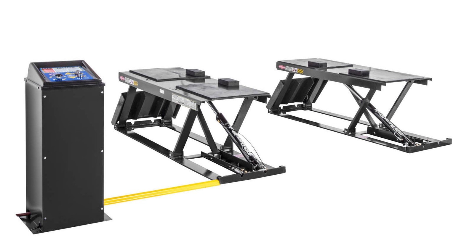 BendPak 5175155 P-9000LTF Pit-Style Low-Rise Lift, Open-Center, Flush Mount, 9,000-lb Capacity