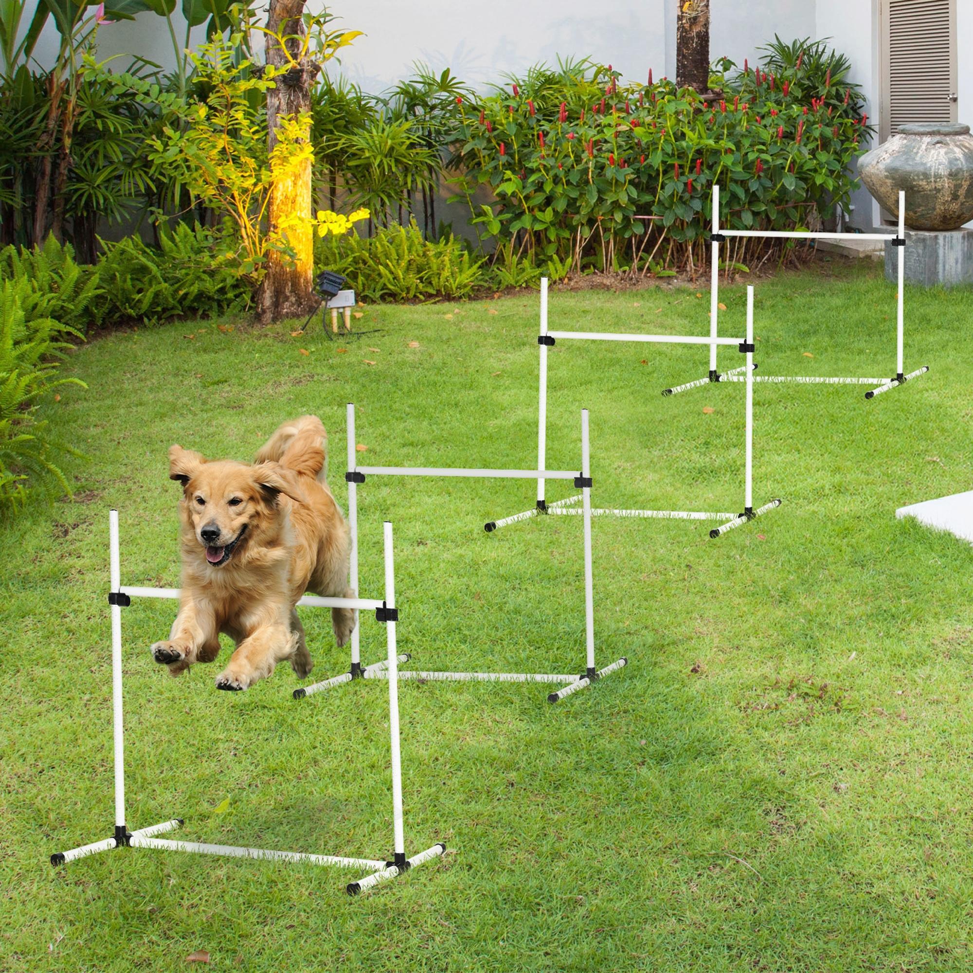 PawHut D07-018WT Dog-Park-Agility-Course-Kits - View #2