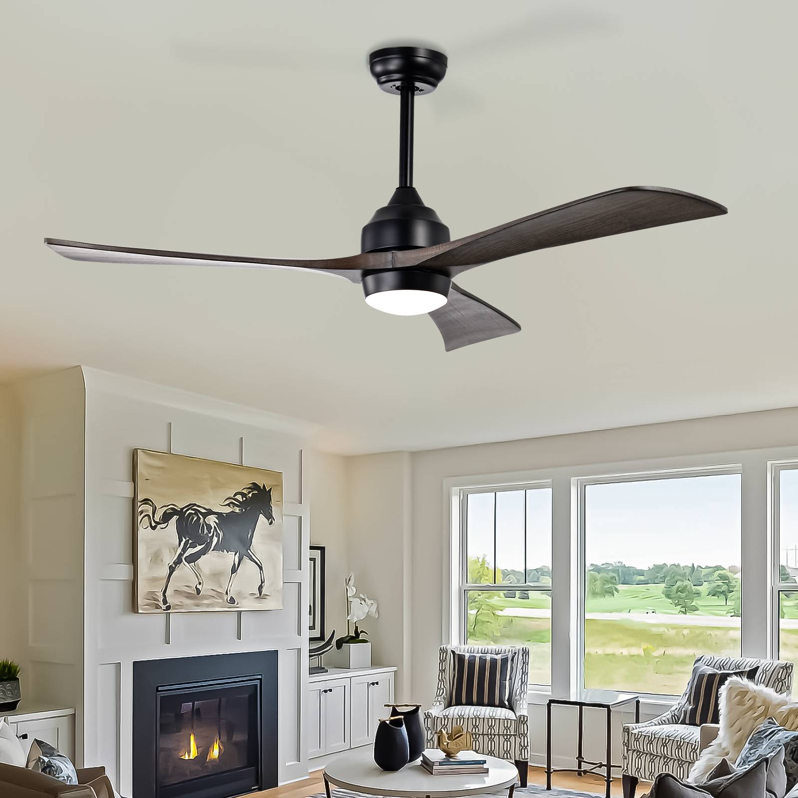 WELLFOR GDF016BN Ceiling-Fans - View #2