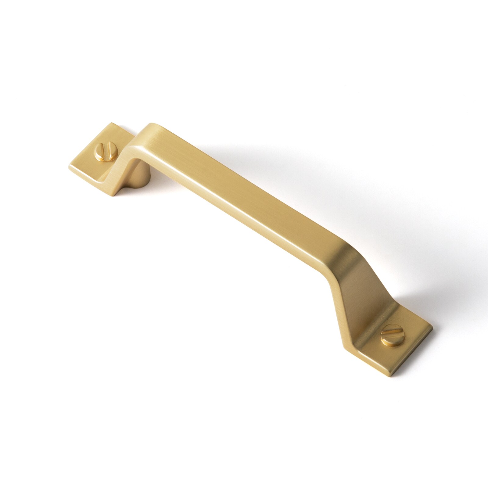 Miaokesen 6630TLS-76 3-in , 76mm Center to Center Light Brushed Brass Arch Handle 6 -Pack