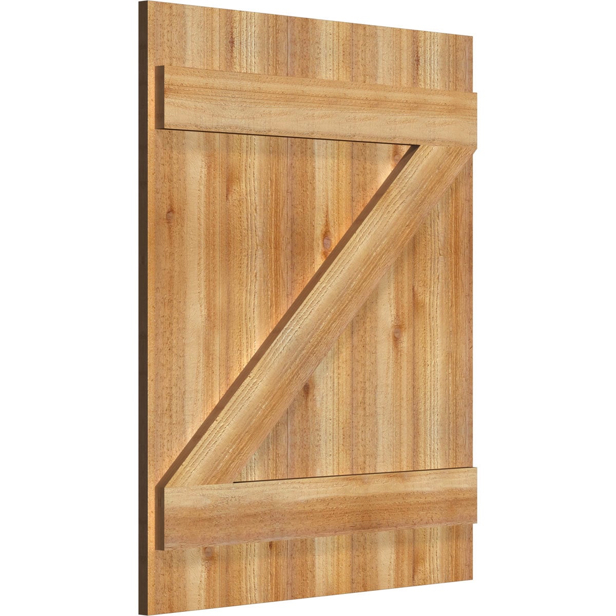 Ekena Millwork RBJ06Z26X033RWR Exterior-Shutters - View #2