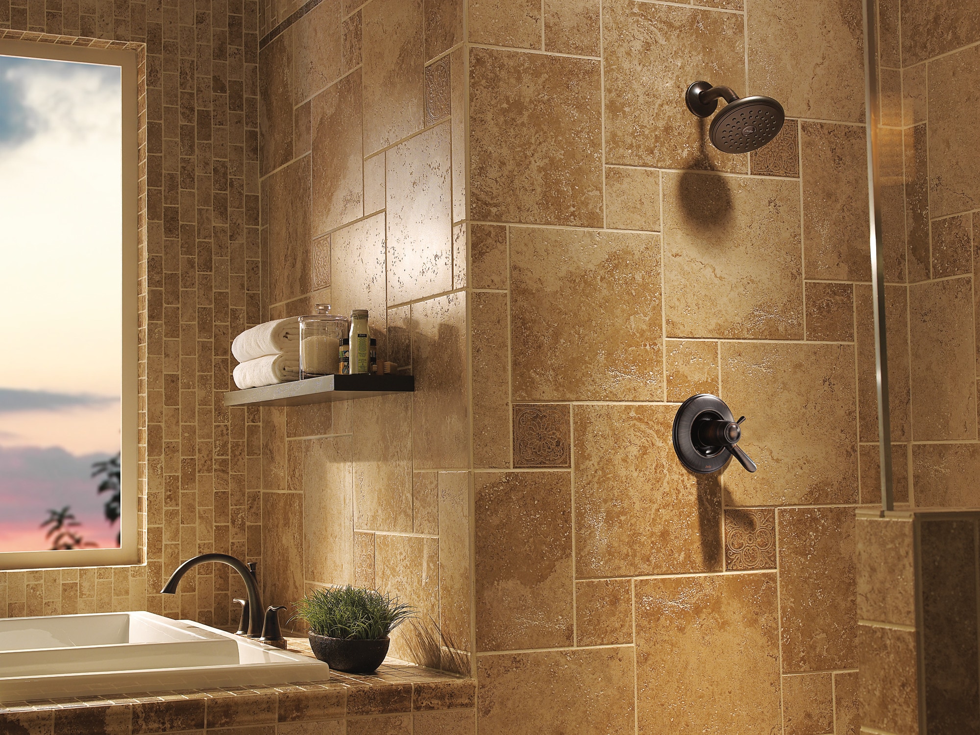 Delta T2738-RB Roman-Tub-Faucets - View #3