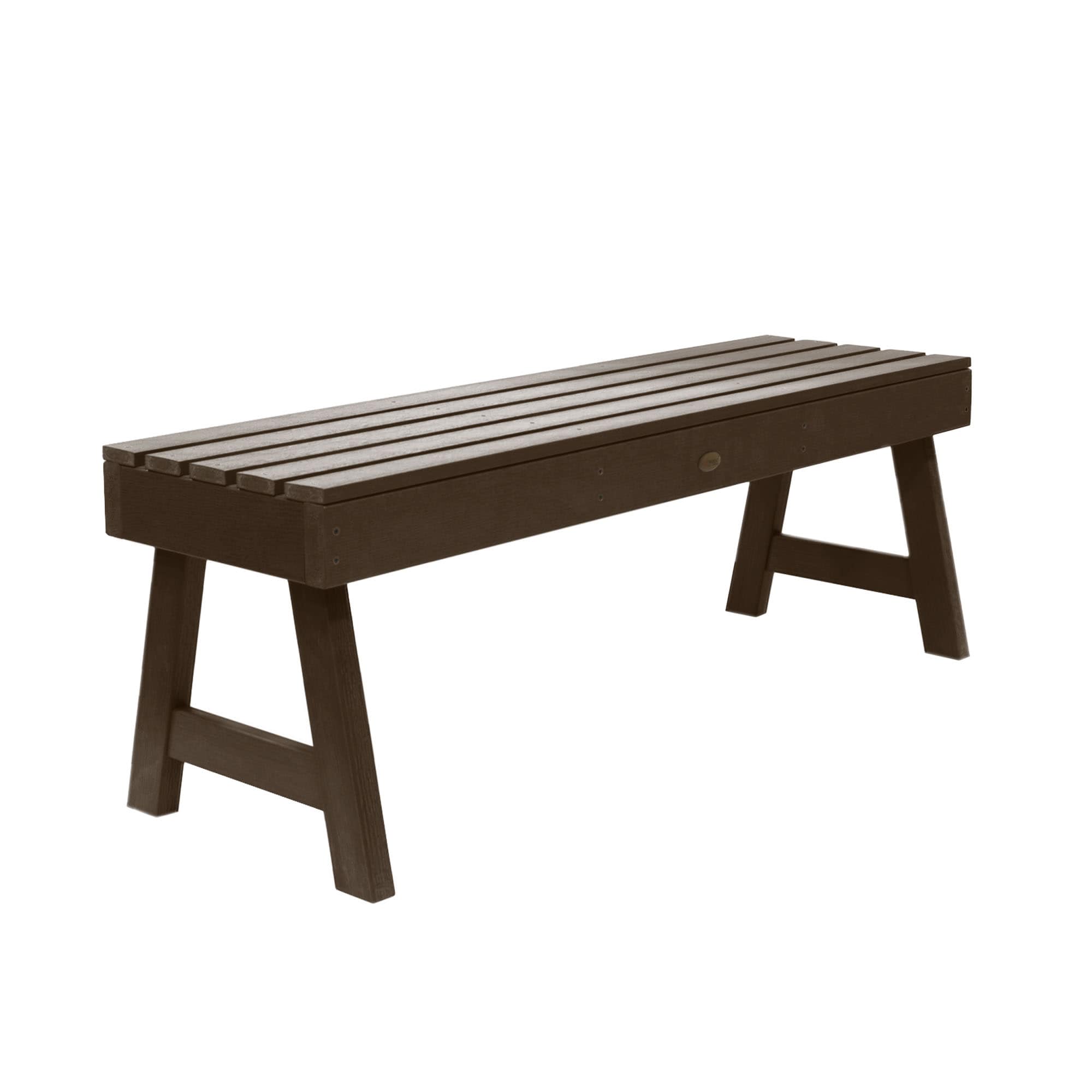 Weatherly Eco-Friendly Backless Bench in Weathered Acorn - 4ft