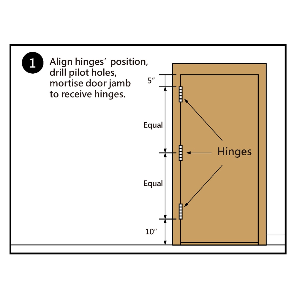 RELIABILT 20384PKBLG Entry-Door-Hinges - View #5