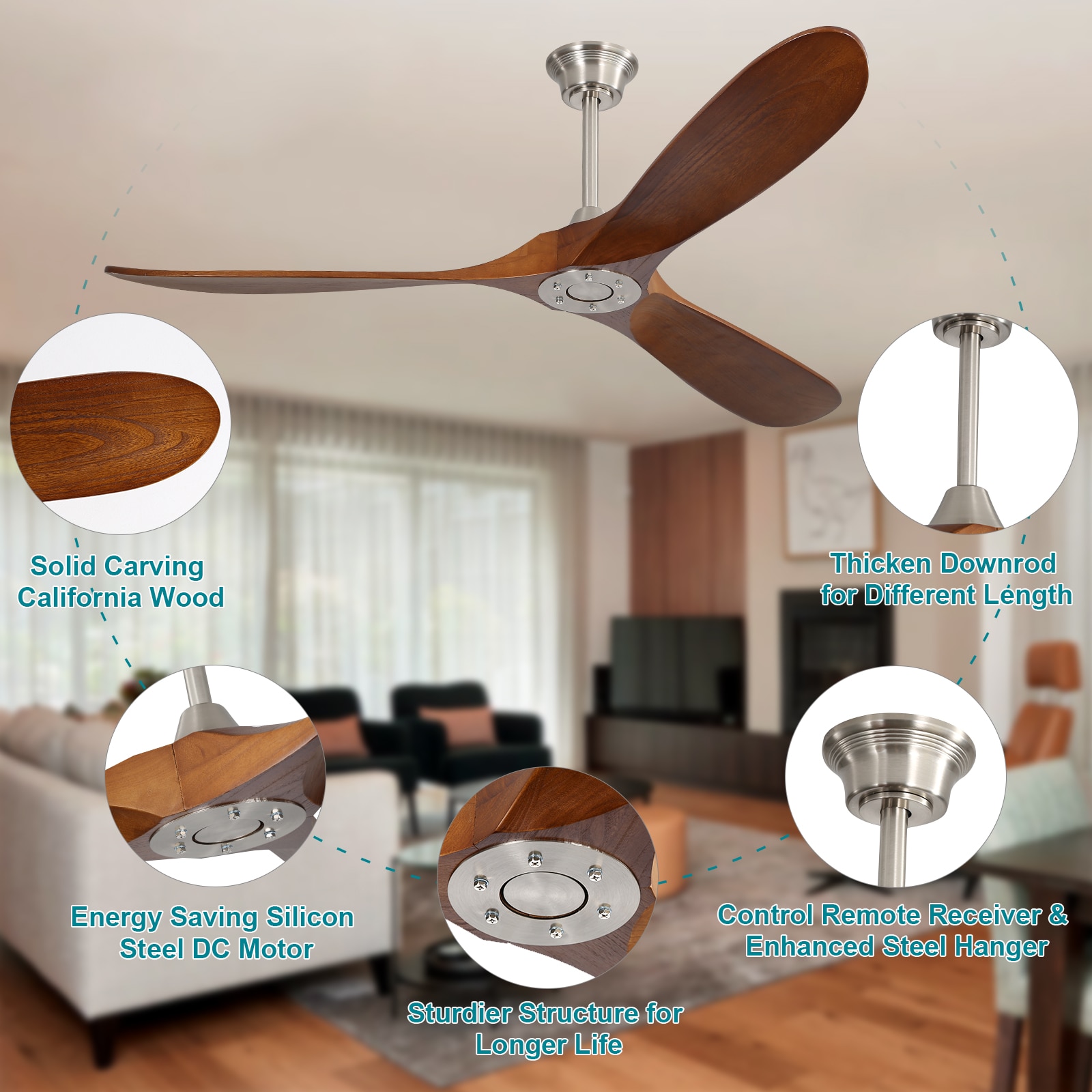 Flynama YC-L-40227 Ceiling-Fans - View #4