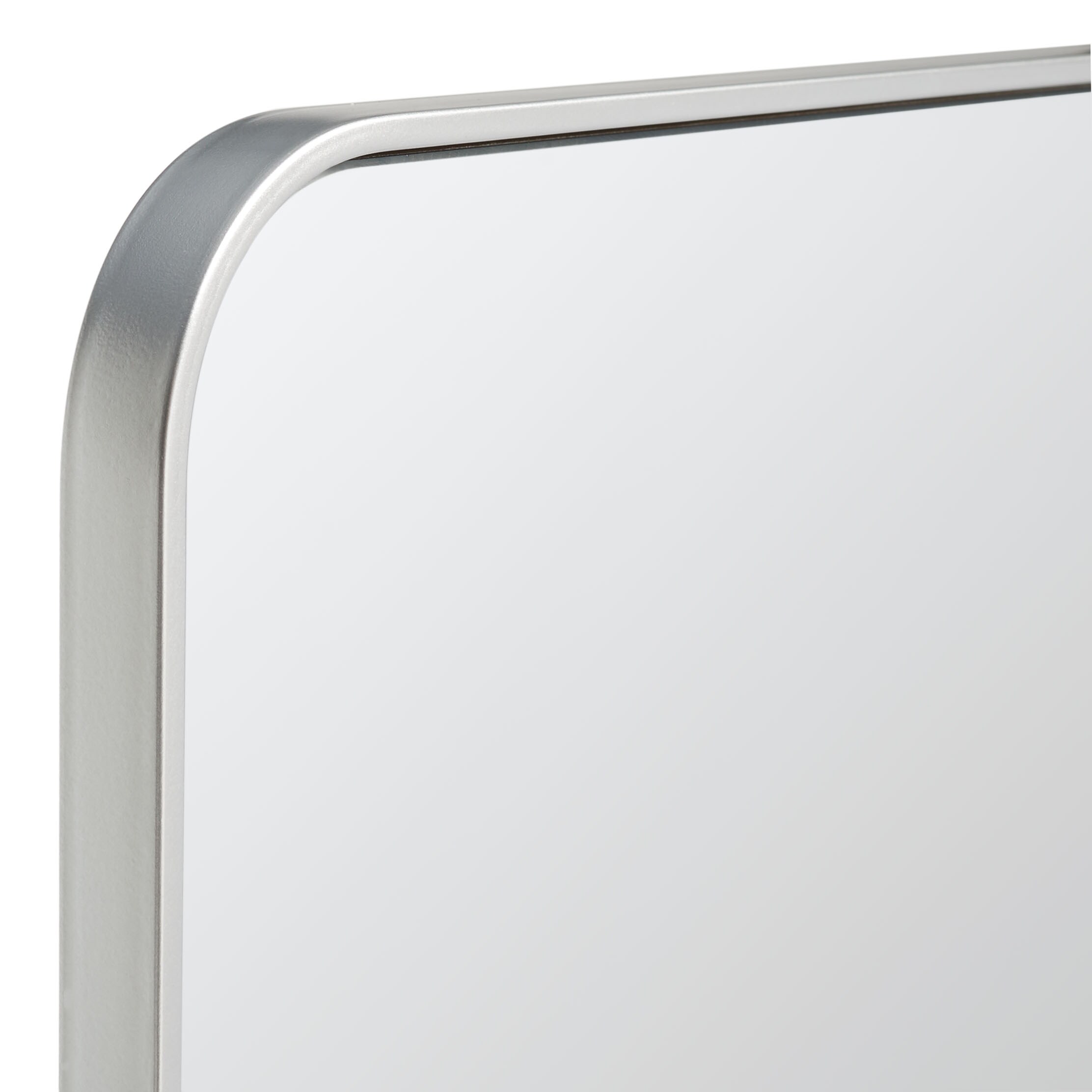 Delinah 24" x 36" Silver Rectangular Wall Mirror