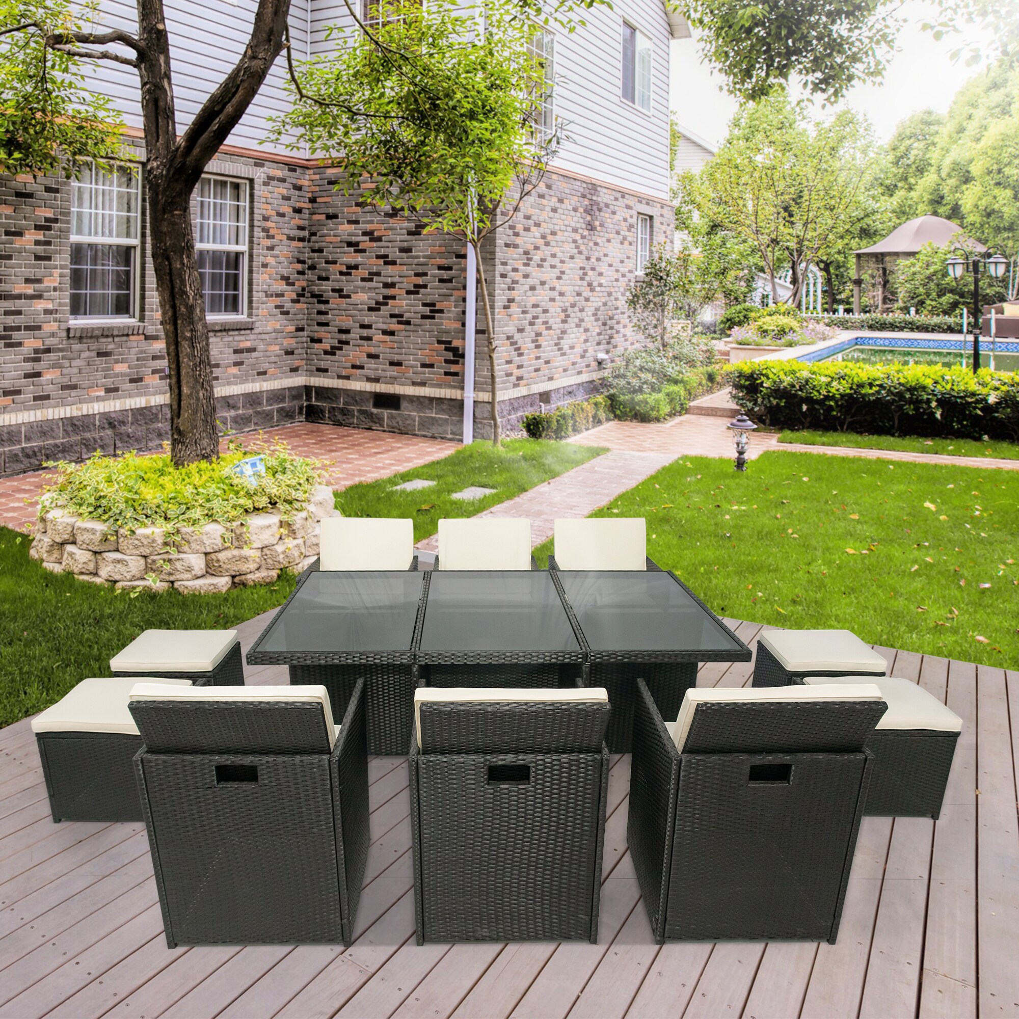 Nestfair PD20016B Patio-Dining-Sets - View #7
