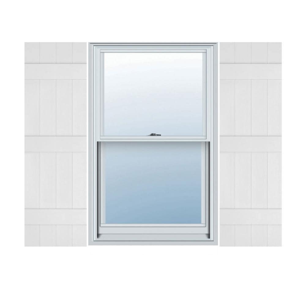 Ekena Millwork LJ4C14X05700WH Exterior-Shutters - View #2