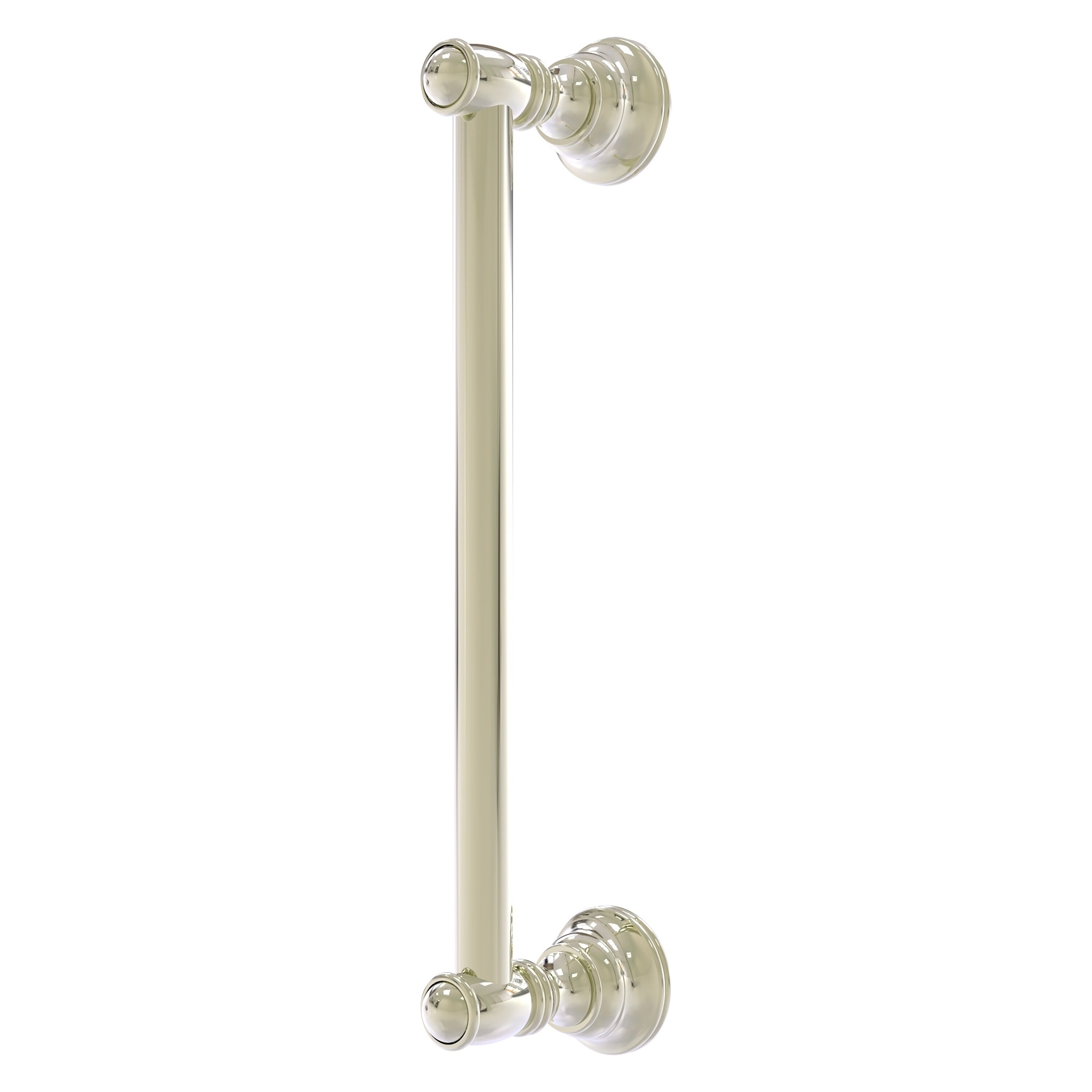 Allied Brass CL-3-12-PNI Carolina 12-in , 305mm Center to Center Polished Nickel Dual Mount Cylindrical Bar For Use on Appliances Drawer Pulls