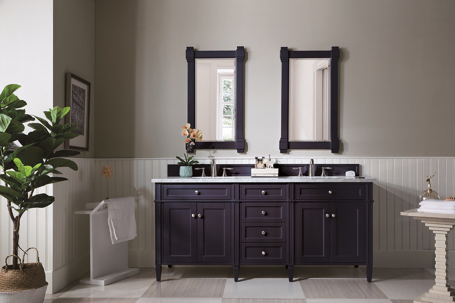 James Martin Vanities 650-V72-VBL-3CAR Bath-Vanity-Combo - View #2