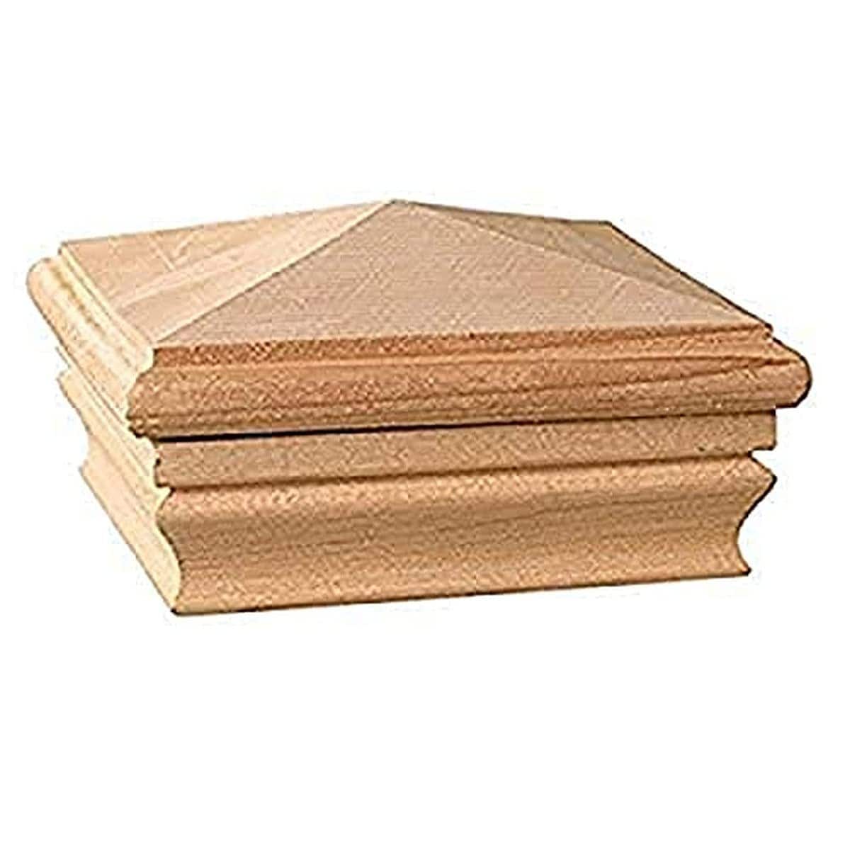 Deckorators Deckorators Newport 4x4 Cedar High Pyramid Post Cap