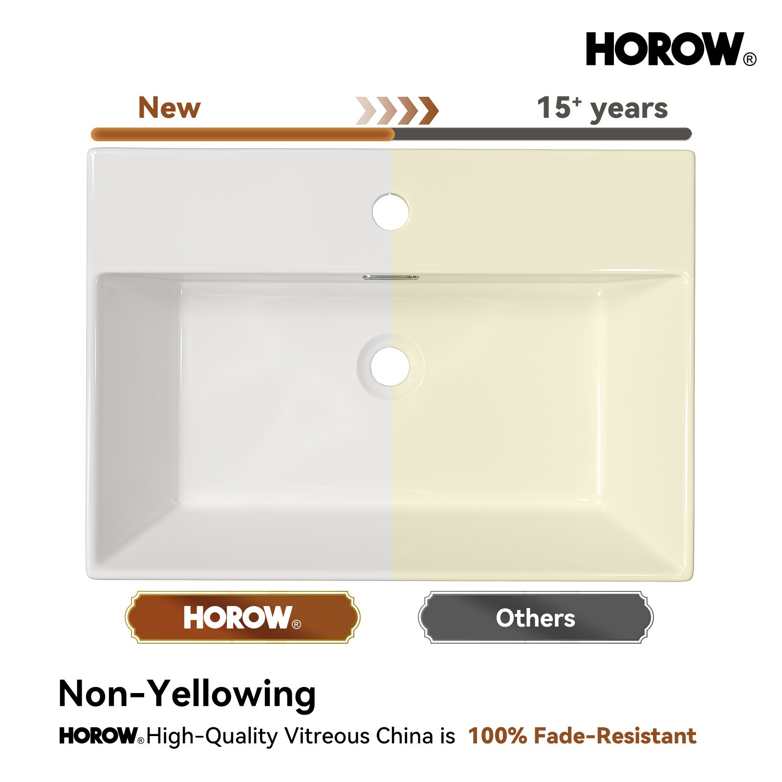 HOROW CS6042-SG Bath-Sink - View #7