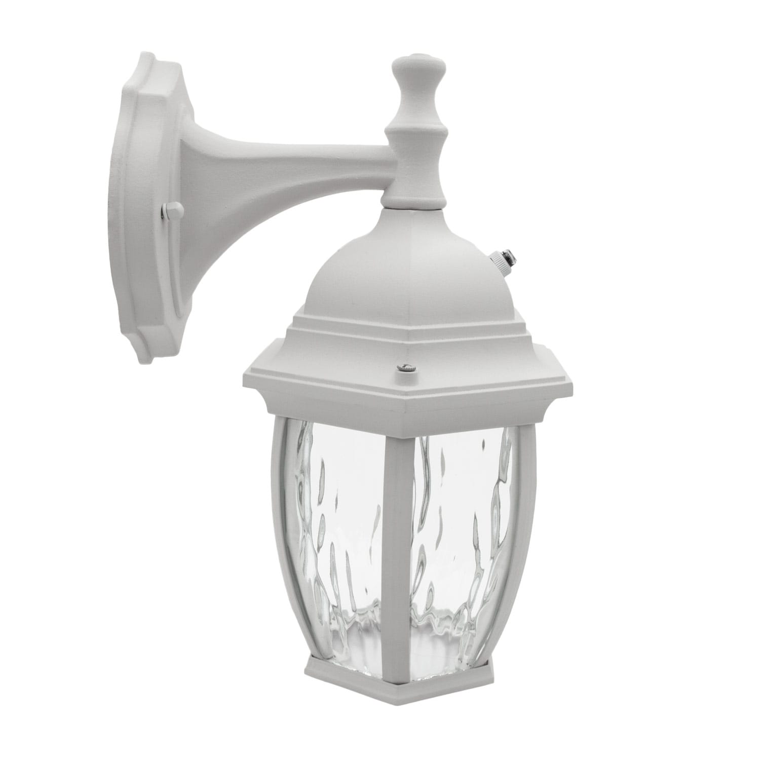 Maxxima 11-in White Integrated Outdoor Wall Light in the Outdoor Wall Lights  department at