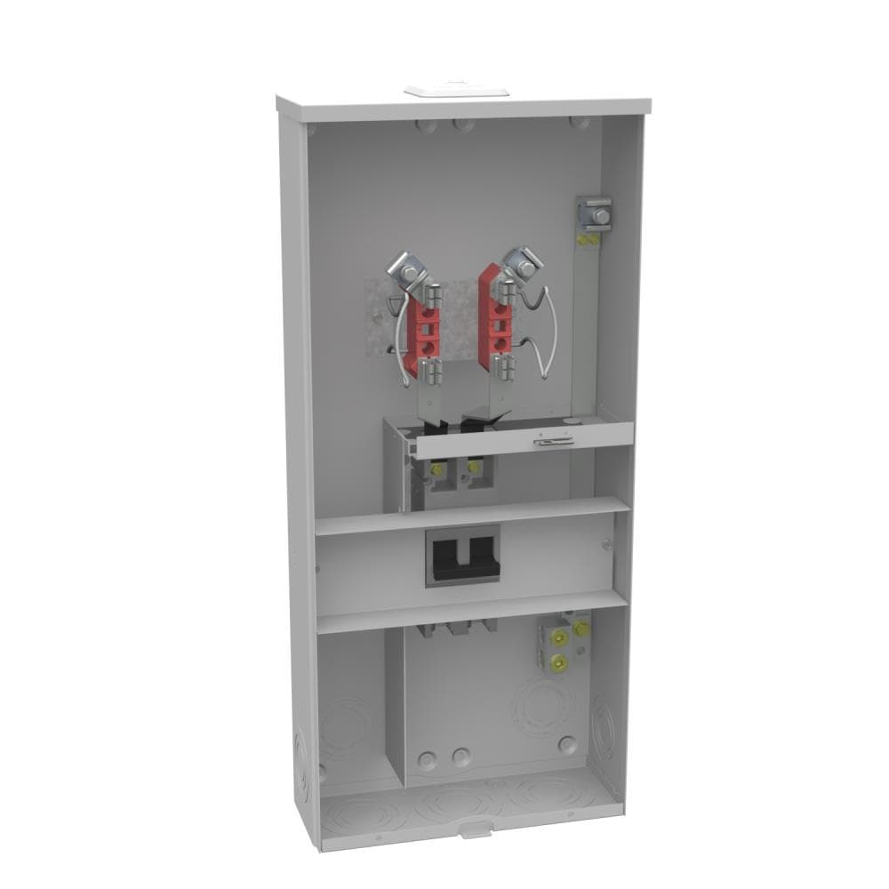 Milbank R3990-XL-200 200 1 Gang Ringless Overhead/Underground Meter Socket