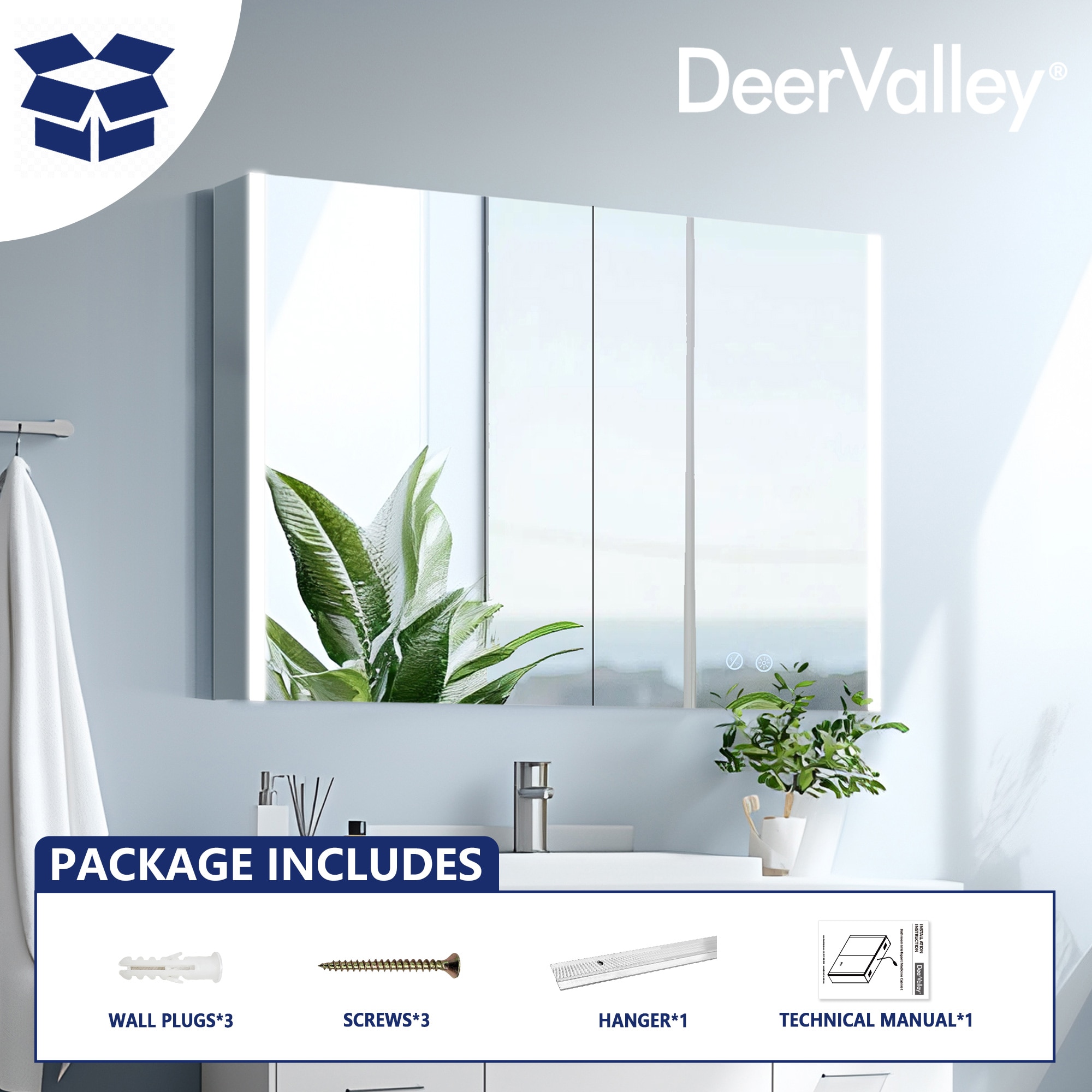 DeerValley DV-1VM0240 Framed-Bath-Mirrors - View #13