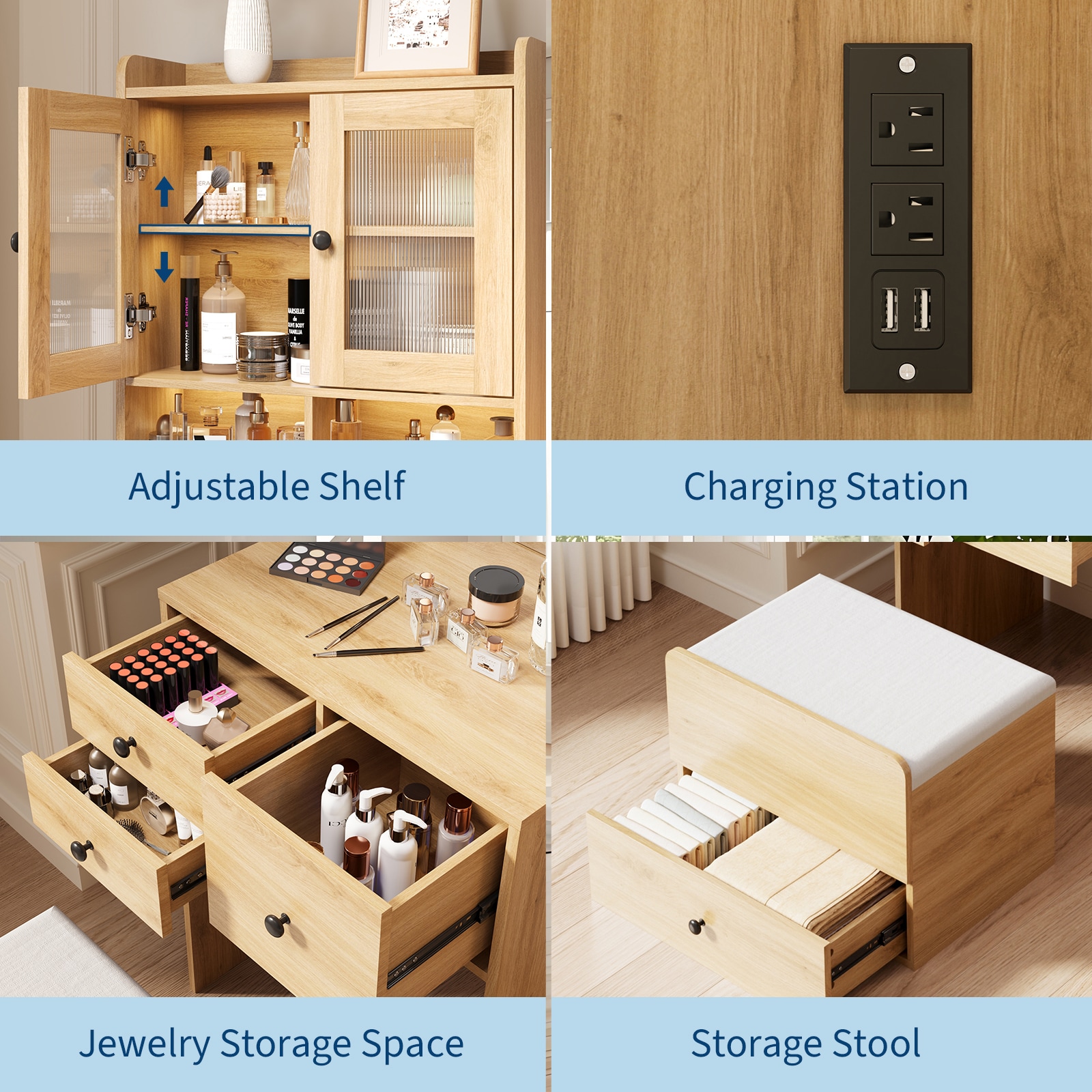 Garvee CK0-CF19Y-RQ Bedroom-Vanities - View #6