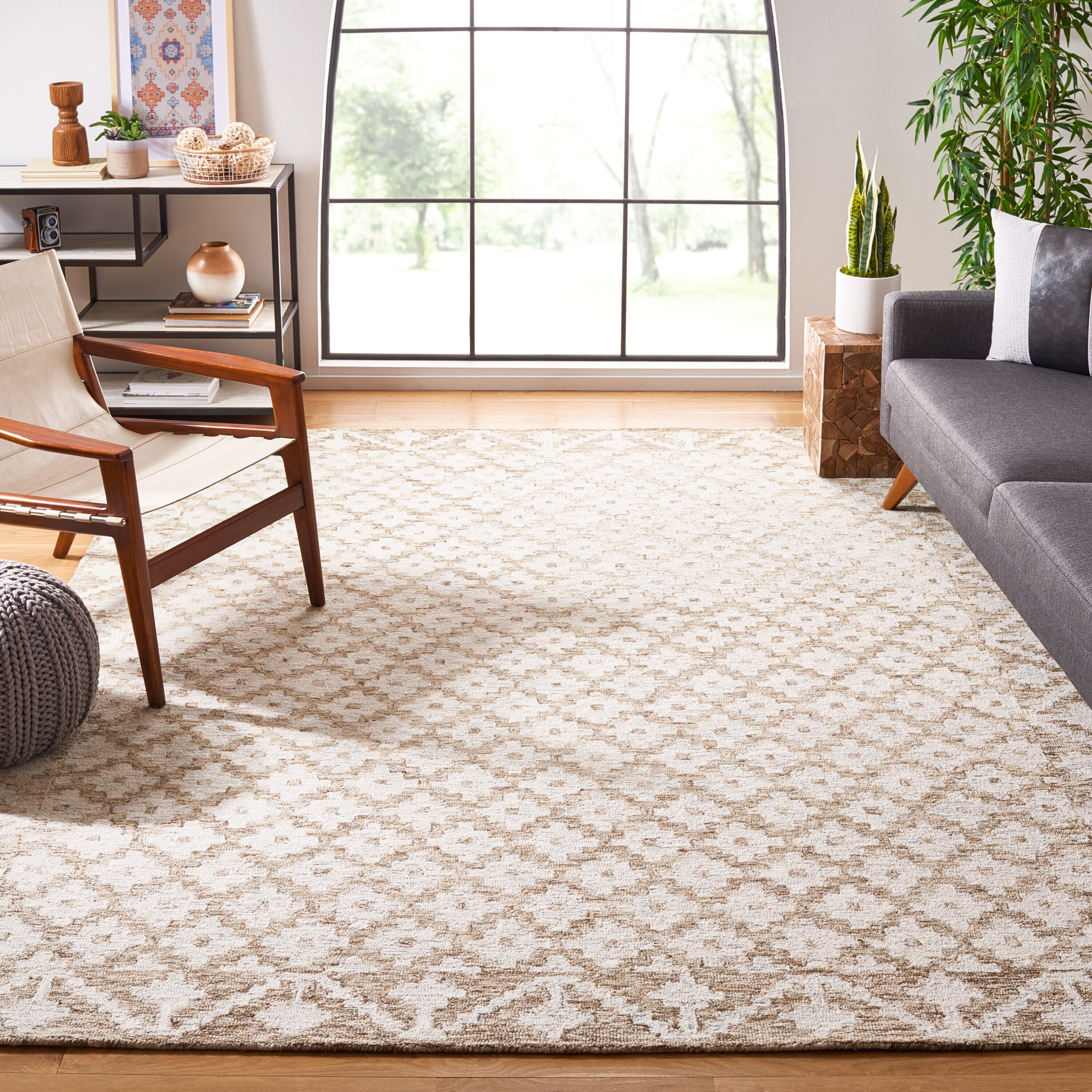  Metro 357 Beige/Sage Traditional 8Ft x 10Ft Large Rectangle Rug