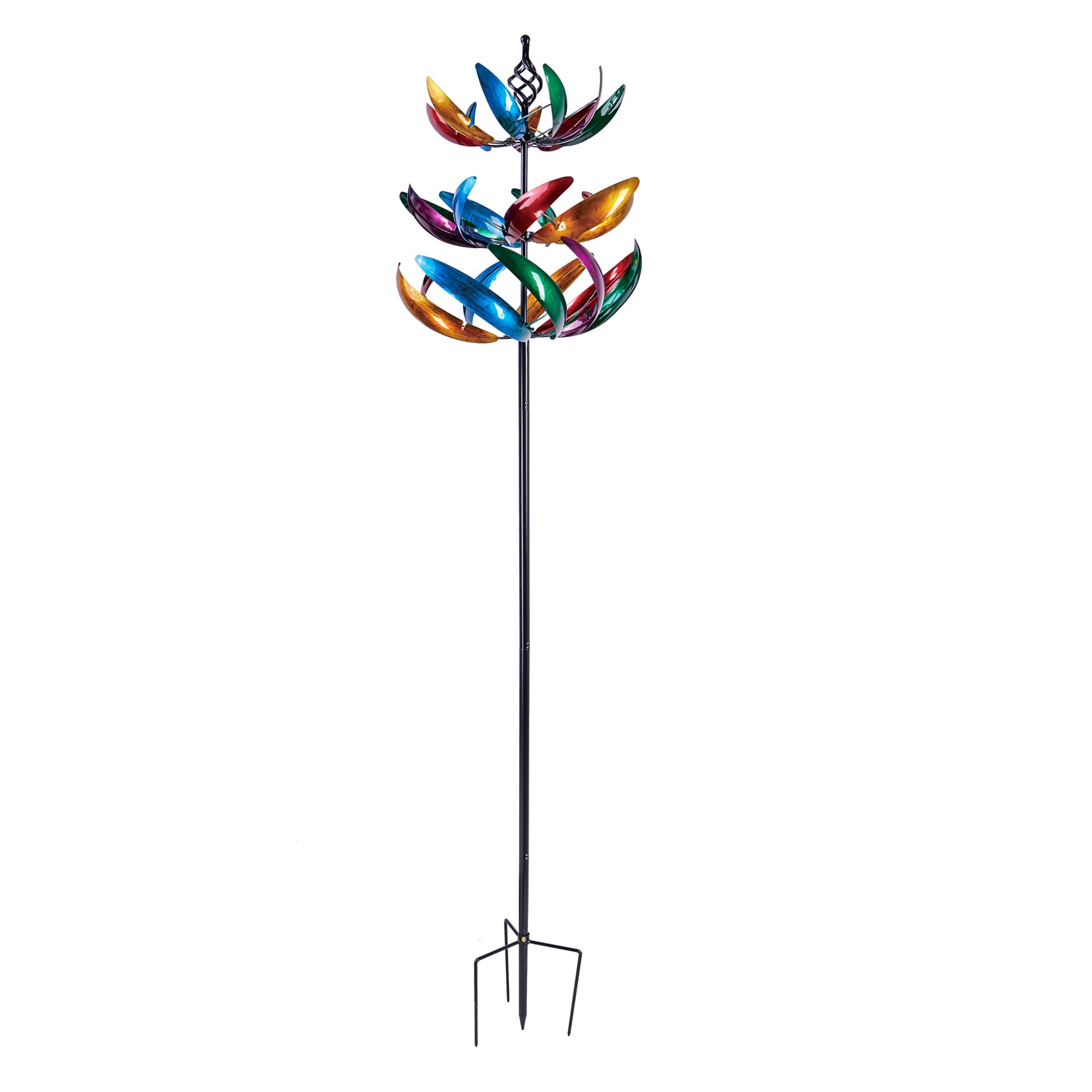 Evergreen 47M3875 84-in 24 -Blade Iron Decorative Windmill