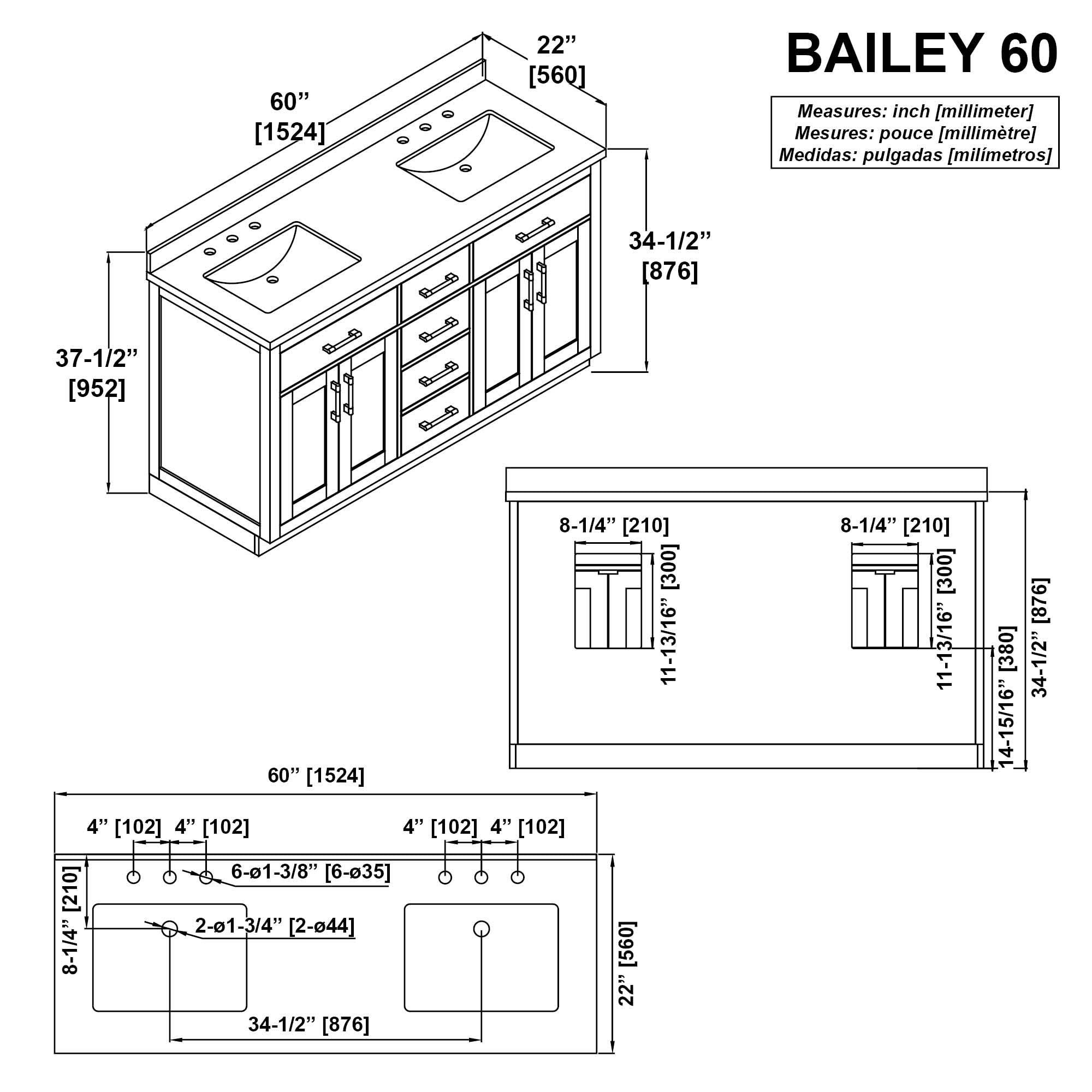 OVE Decors 15VVA-BAIL60-C28 Bath-Vanity-Combo - View #18