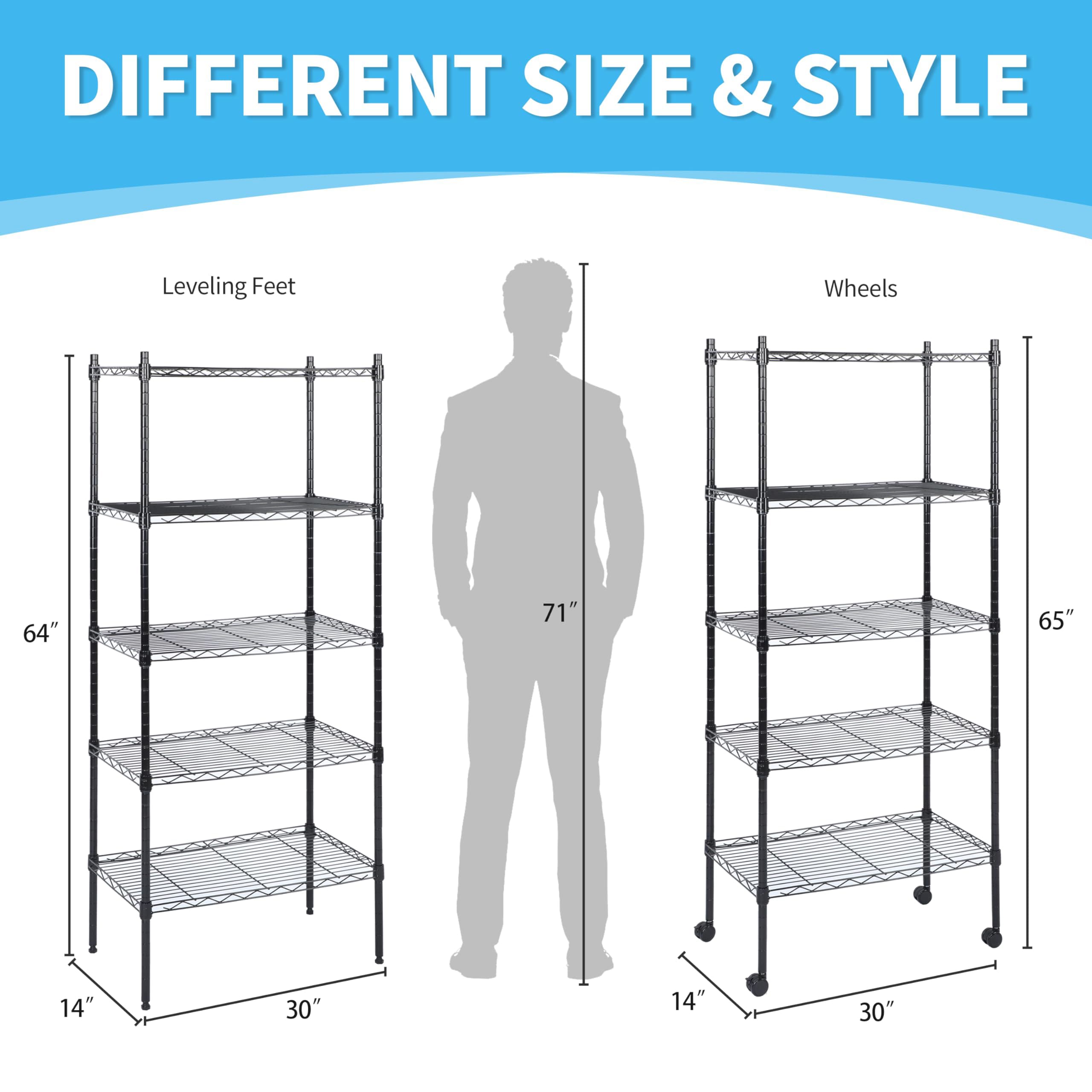 Kahomvis DHS-QPFN-333B Free-Standing-Shelving - View #3