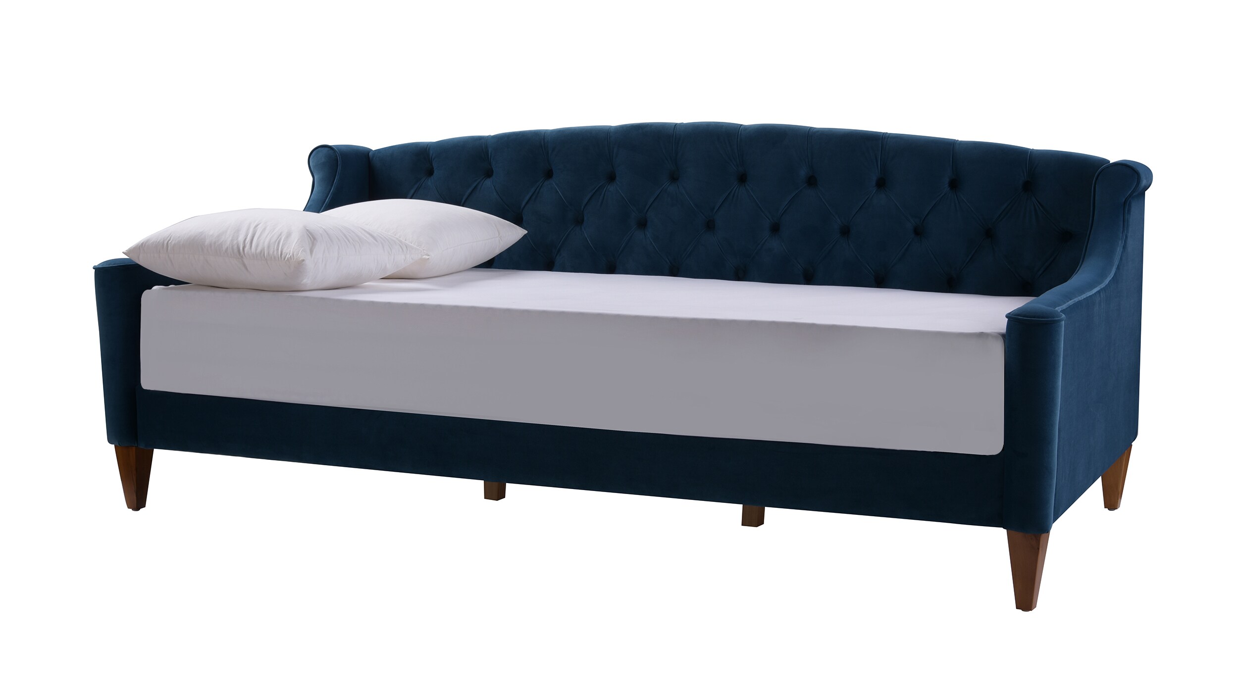 powell scanlon twin sofa bed in blue
